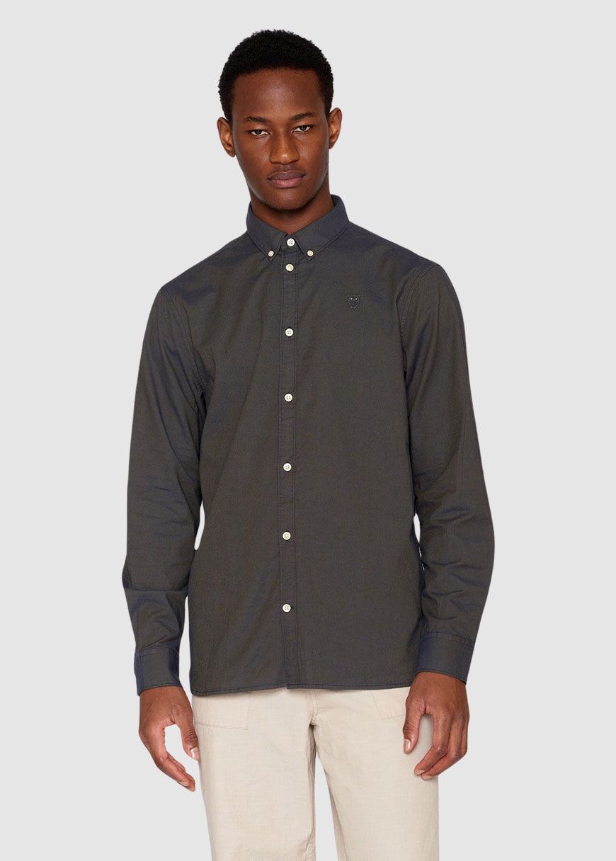 Costom Tailored Fit Small Owl Oxford Shirt Costom Tailored Fit Small Owl Oxford Shirt