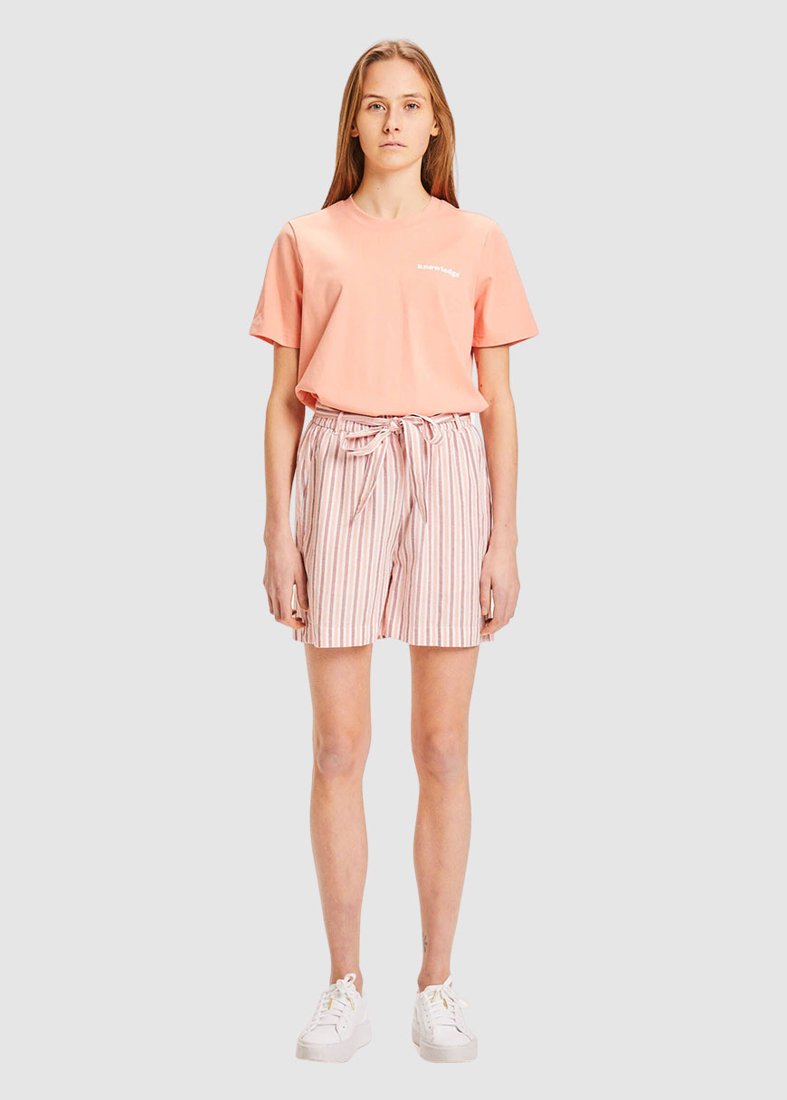 Tulip Striped Paper Bag Shorts Tulip Striped Paper Bag Shorts