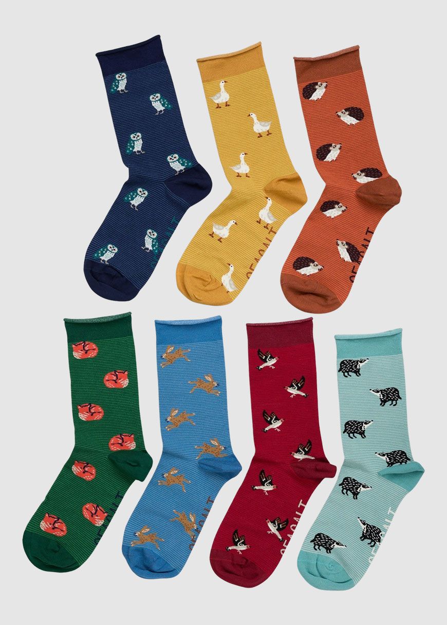 Women's Sailor Socks Box of 7 Women's Sailor Socks Box of 7