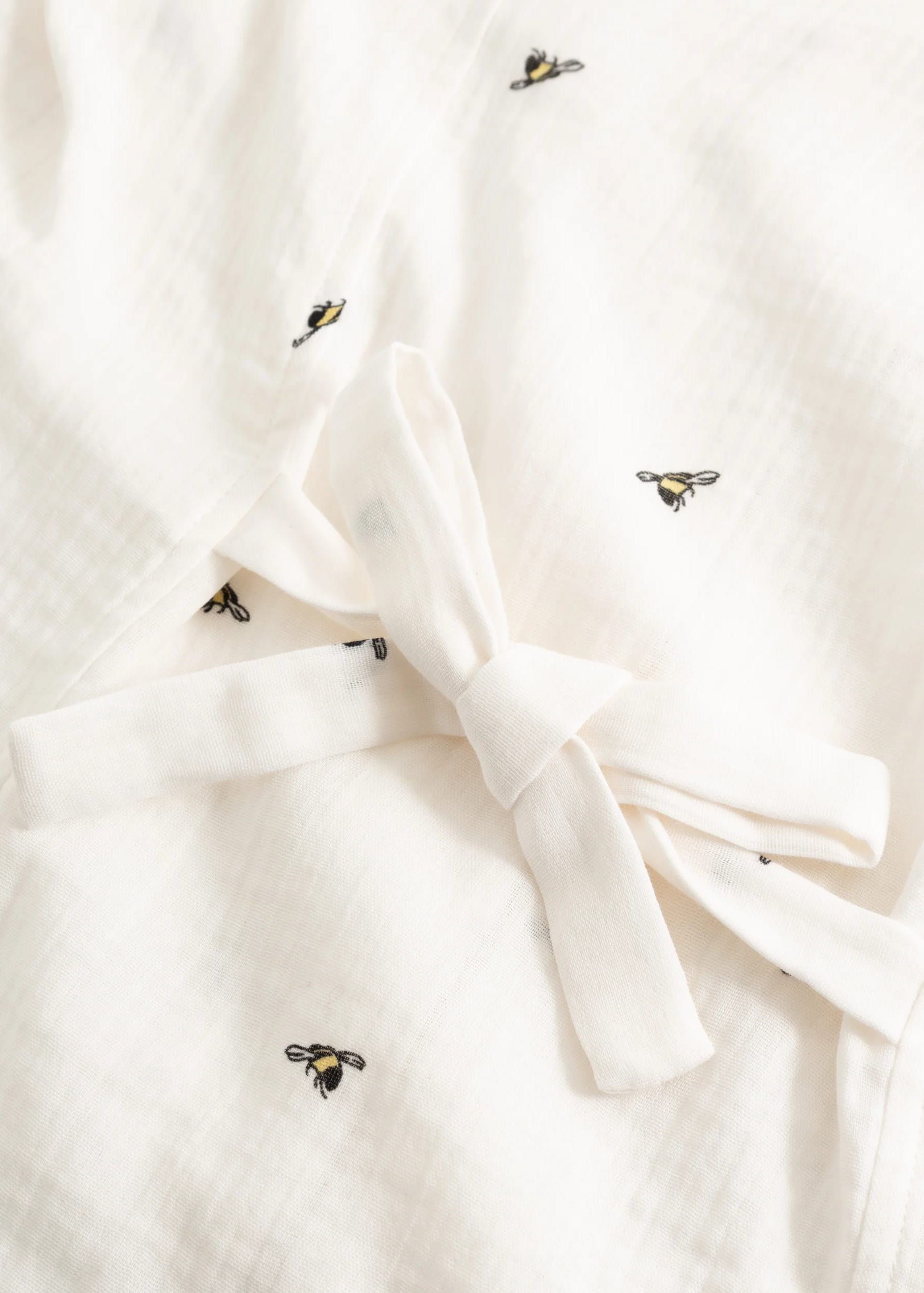 Bee Nice Vest Top White Bee Nice Vest Top White