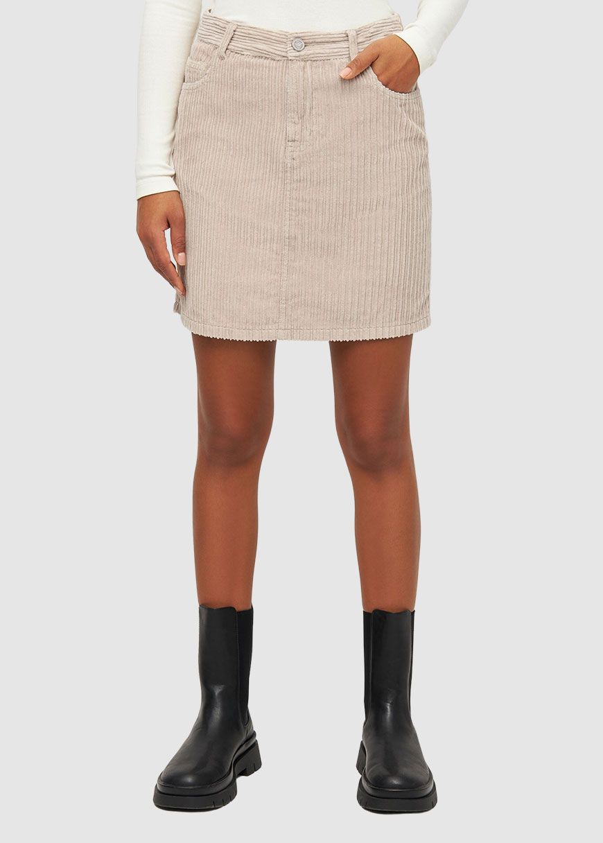 Irregular Corduroy Skirt