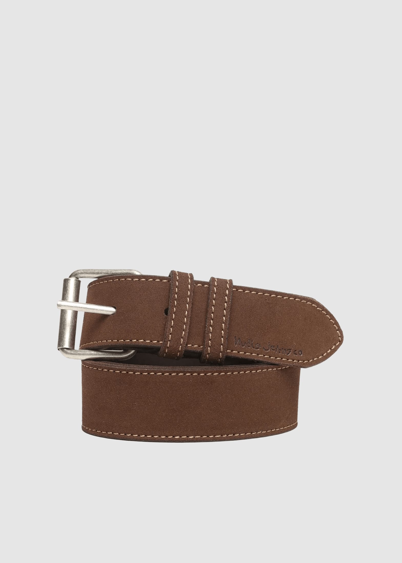 nudie-jeans-pedersson-suede-belt-dark-brown-2.jpeg Pedersson Suede Belt Dark Brown