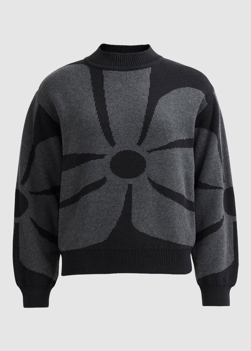 people_wear_organic_jaquardstrick_pullover_AW_25_PWO_2543007_Schwarz_Gemustert_1_f6404f248b Jacquardstrick-Pullover