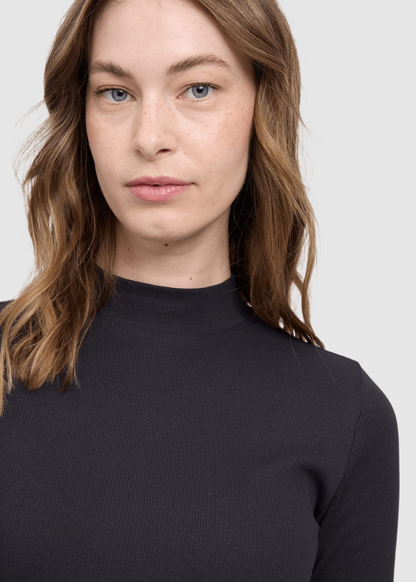 Basic Turtleneck Longsleeve Black