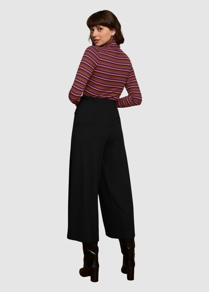 Rollneck Top Rolla Stripe