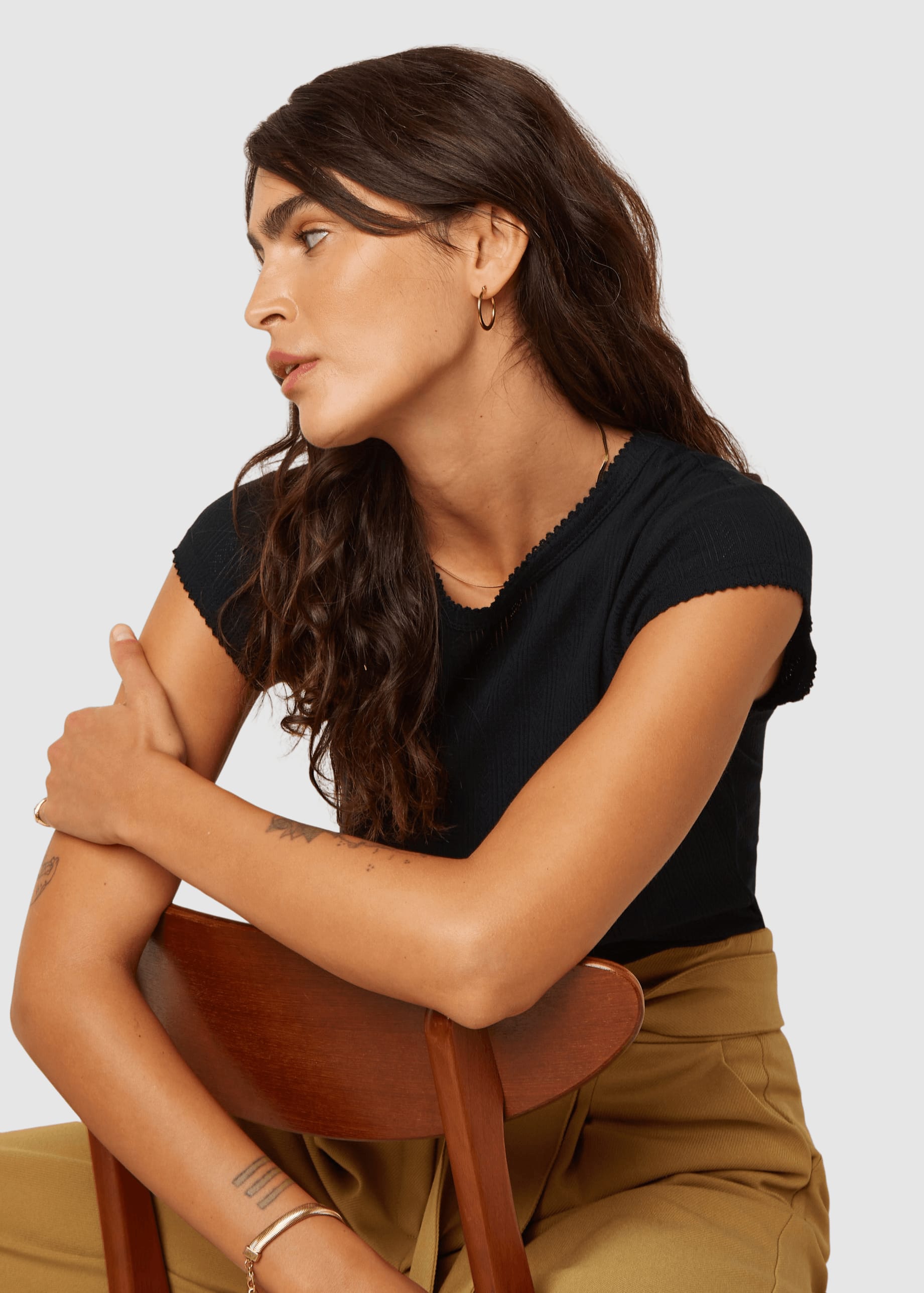 Cath Tee Halo Black Cath Tee Halo Black