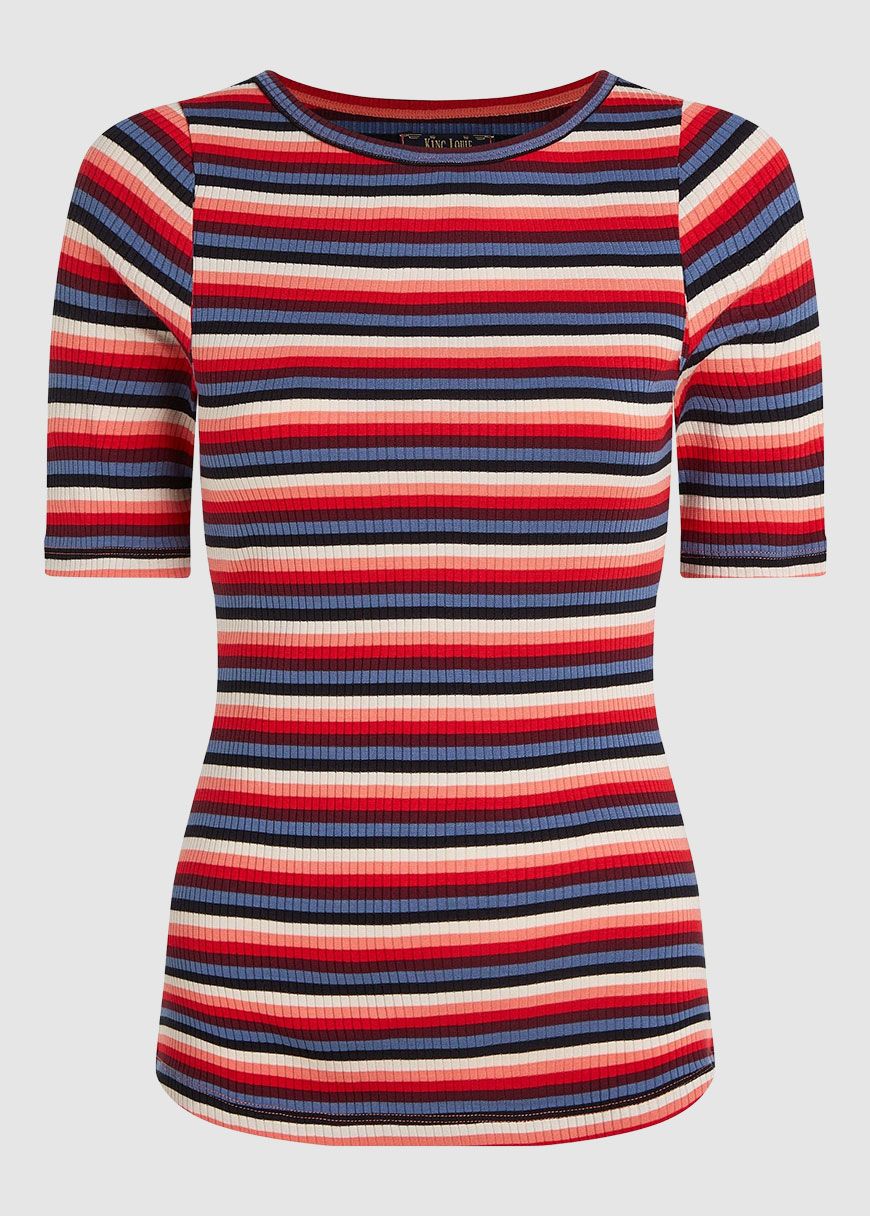 Lily Top Ocra Stripe Lily Top Ocra Stripe