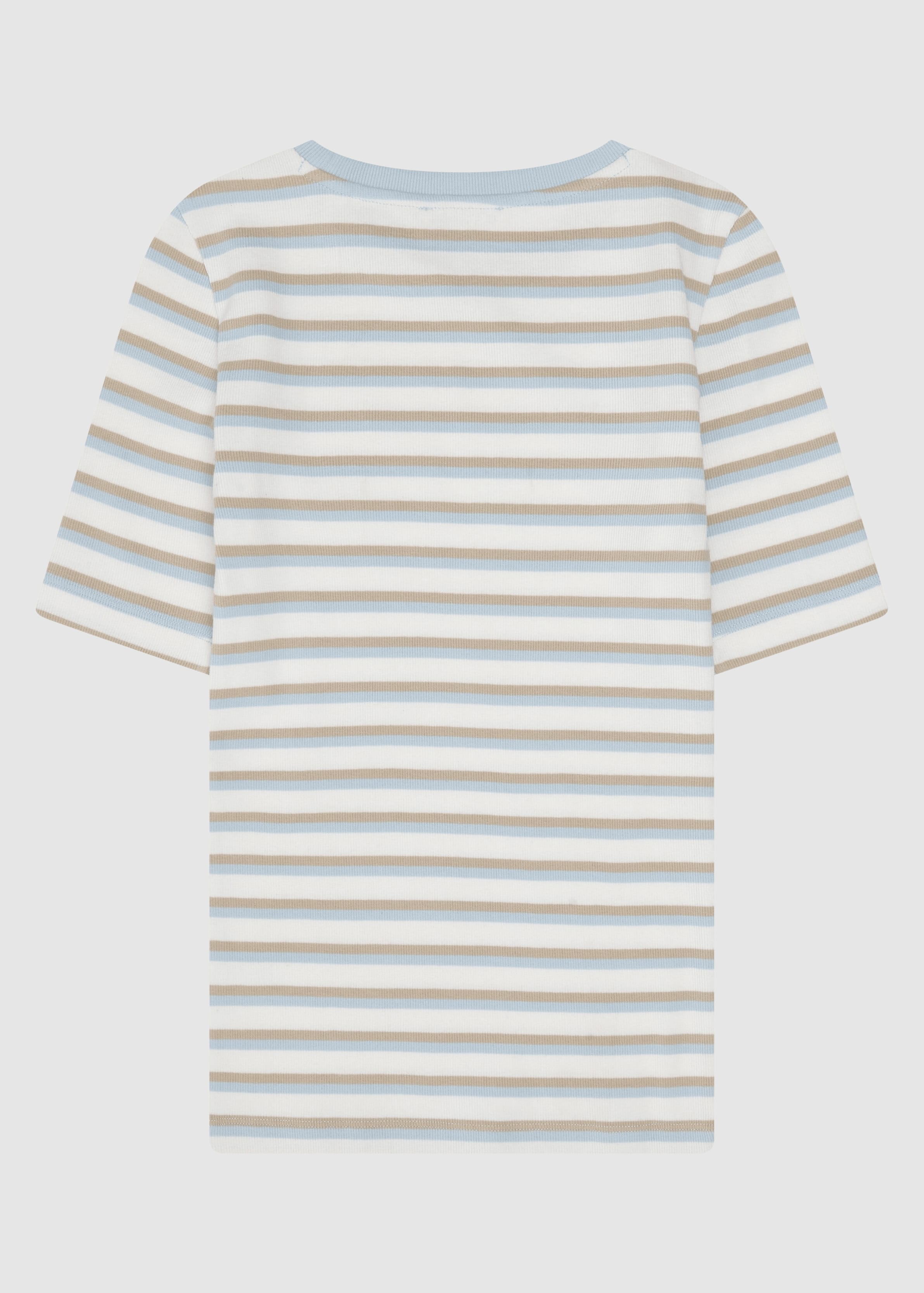 Rib T-Shirt Multi Color Stripe Rib T-Shirt Multi Color Stripe