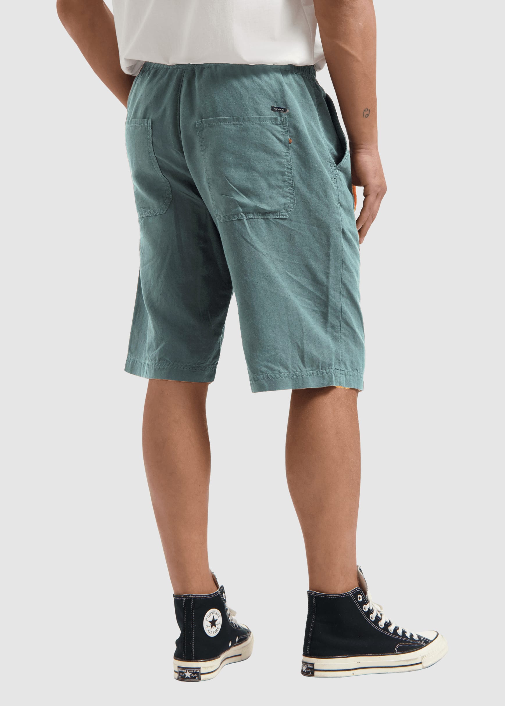 Tyler Linen Short Sage Green