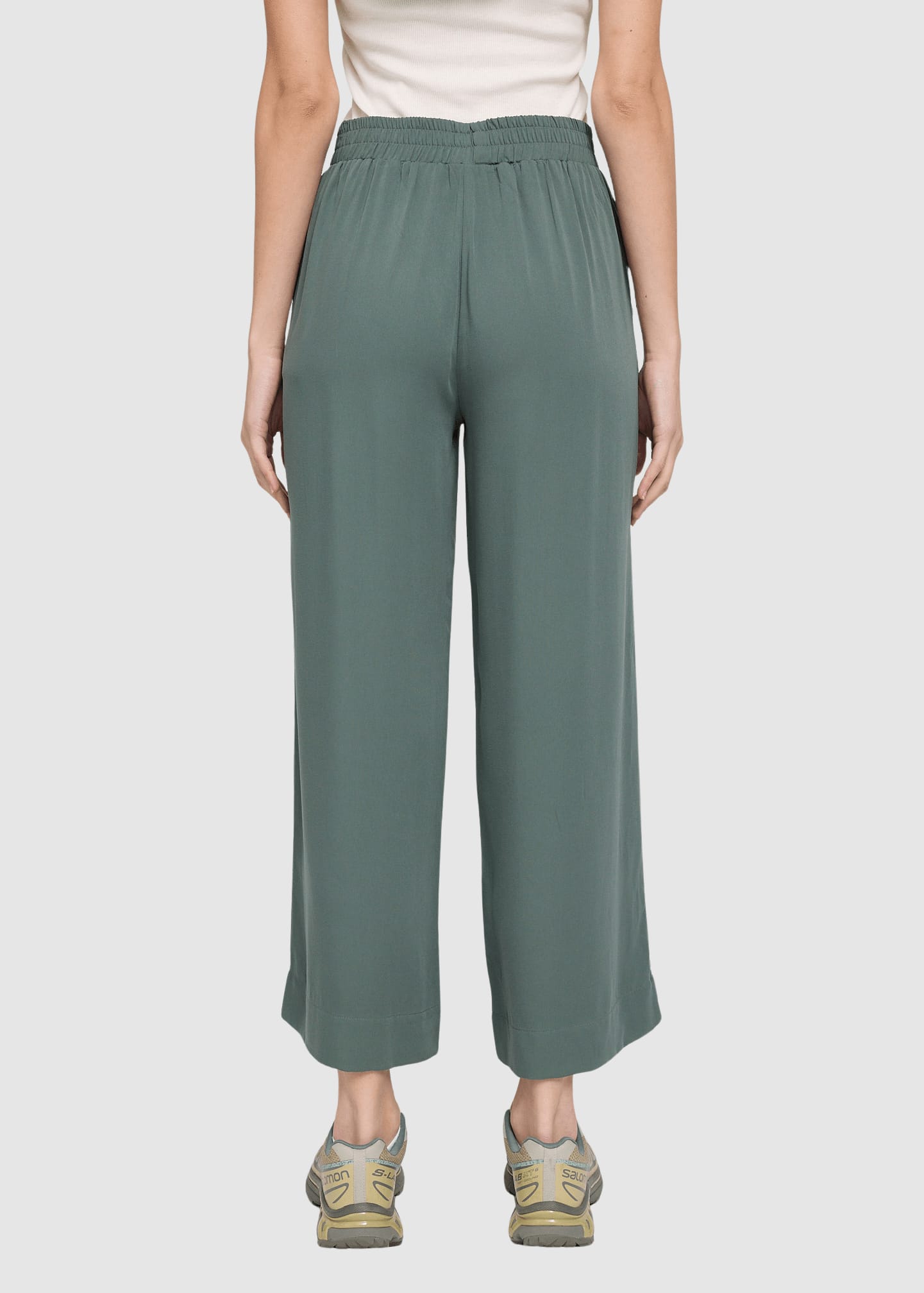 Wide Leg Viscose Pants Bottle Wide Leg Viscose Pants Bottle