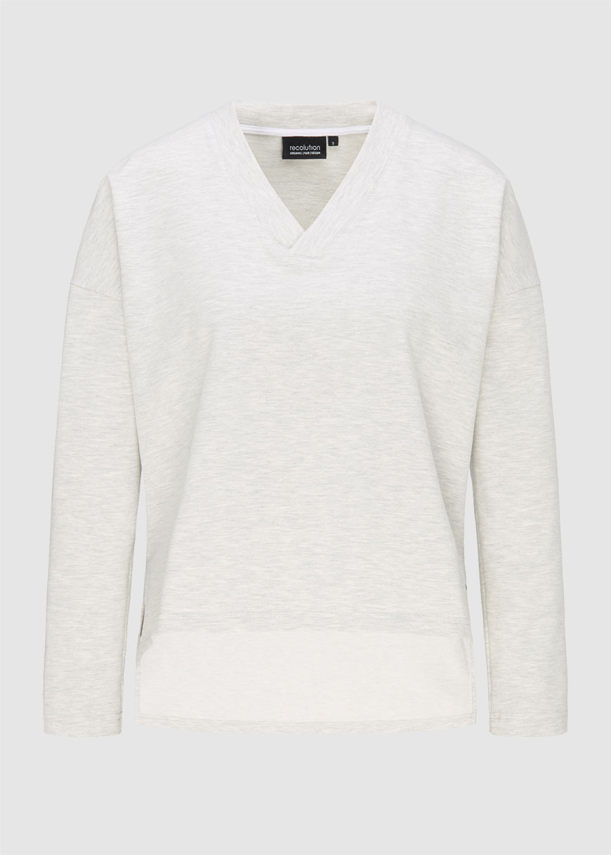 Casual V-Neck Sweatshirt Casual V-Neck Sweatshirt