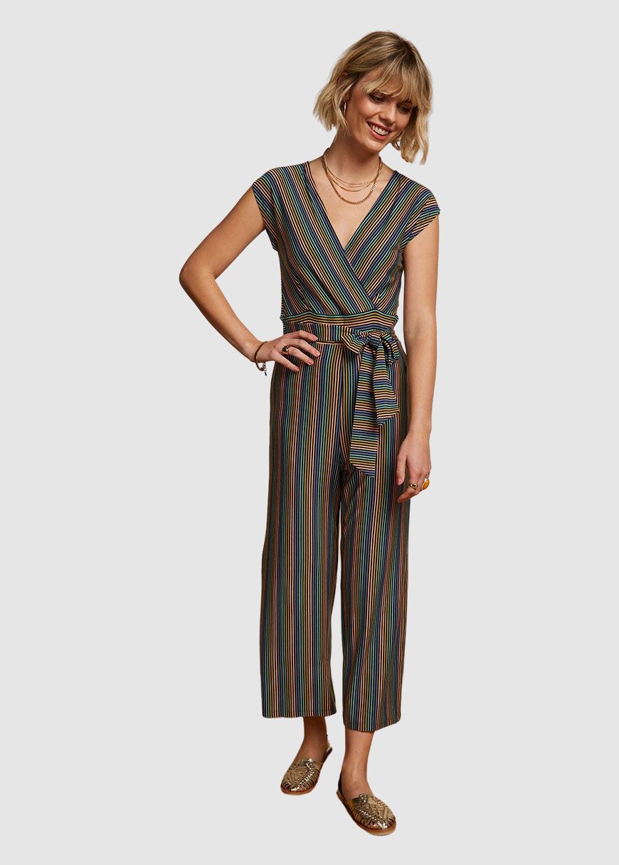 Lot Midi Jumpsuit Mariani Stripe