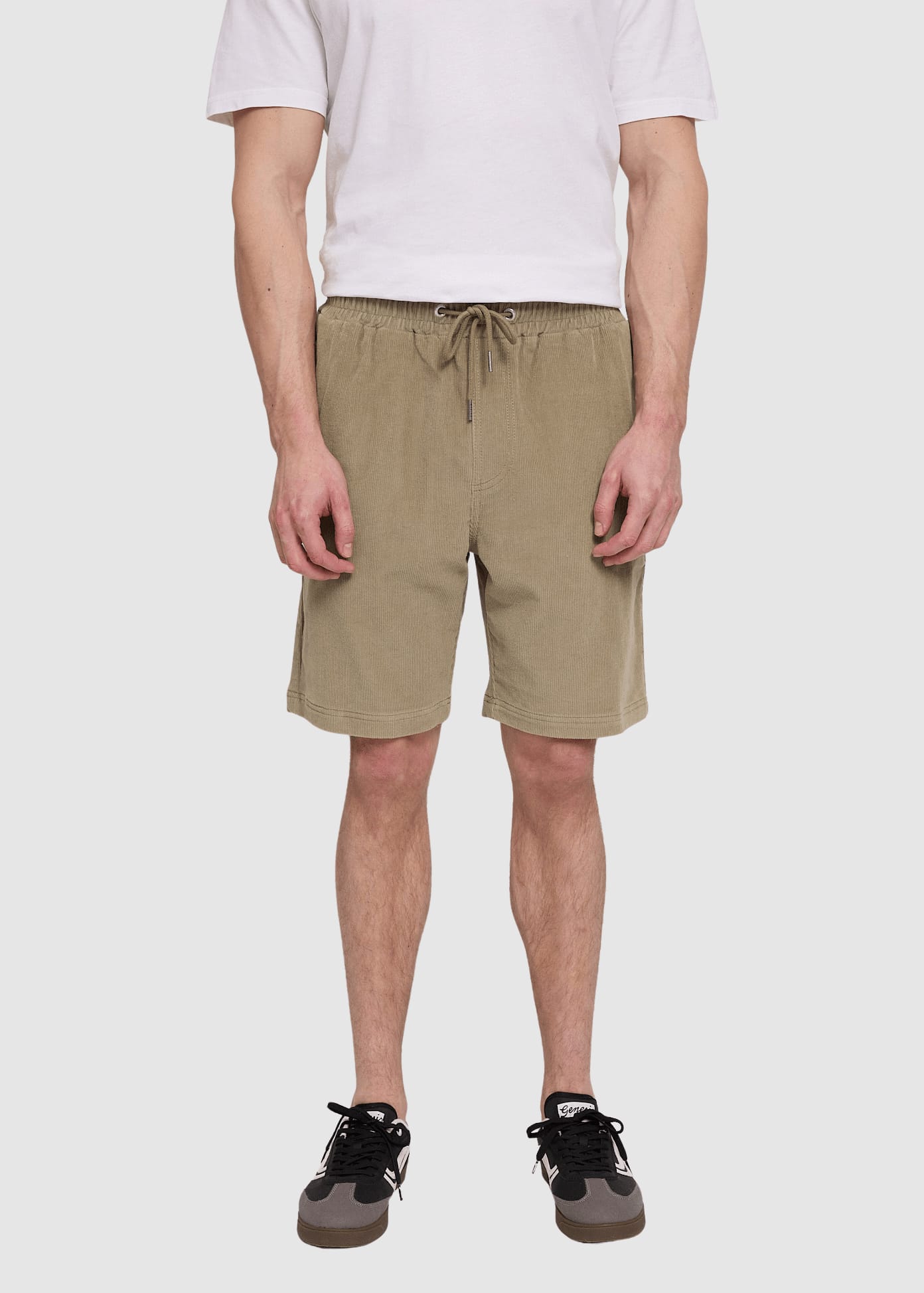Corduroy Pull-On Shorts Light Khaki Corduroy Pull-On Shorts Light Khaki