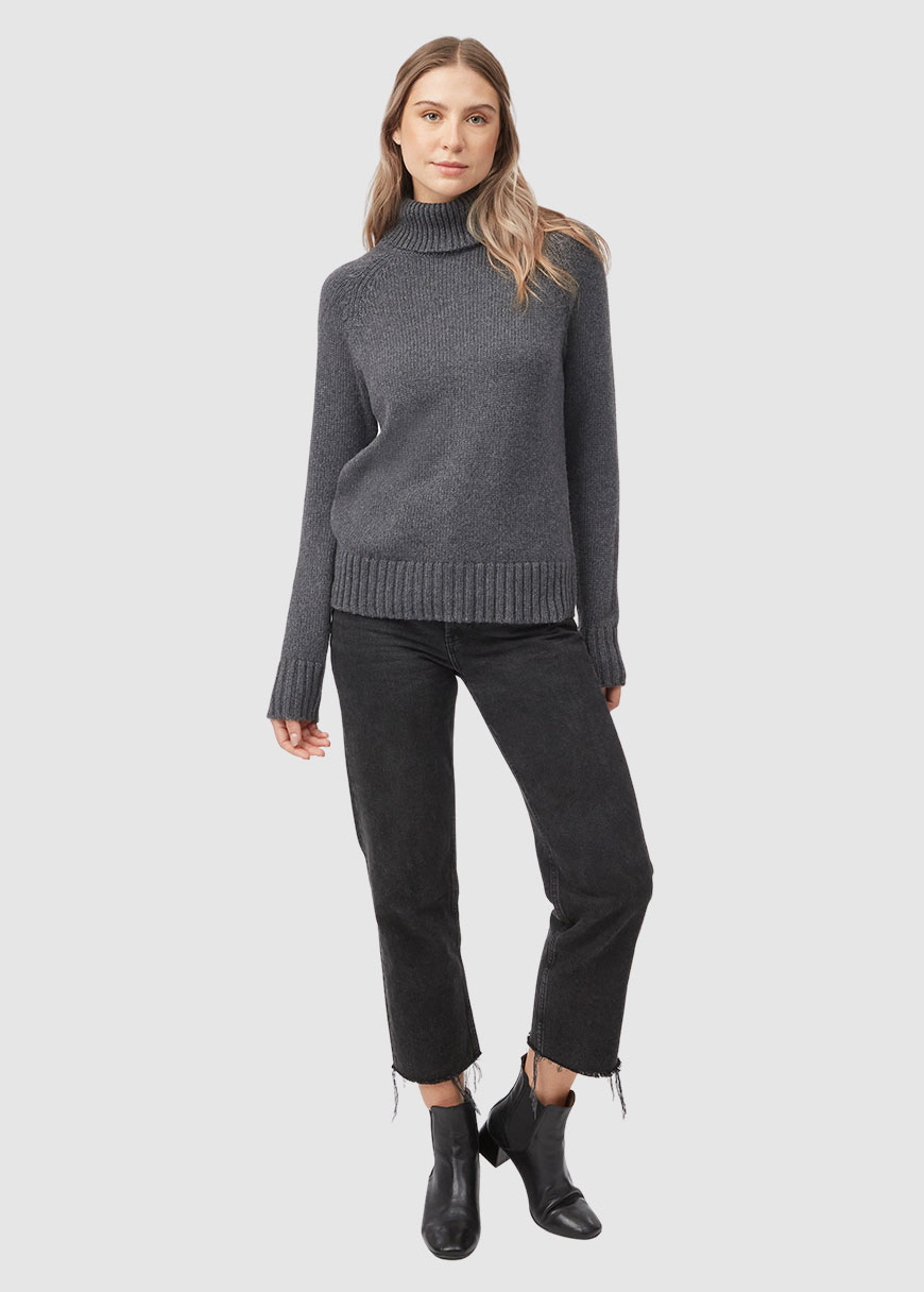 W Highline Wool Turtleneck Sweater