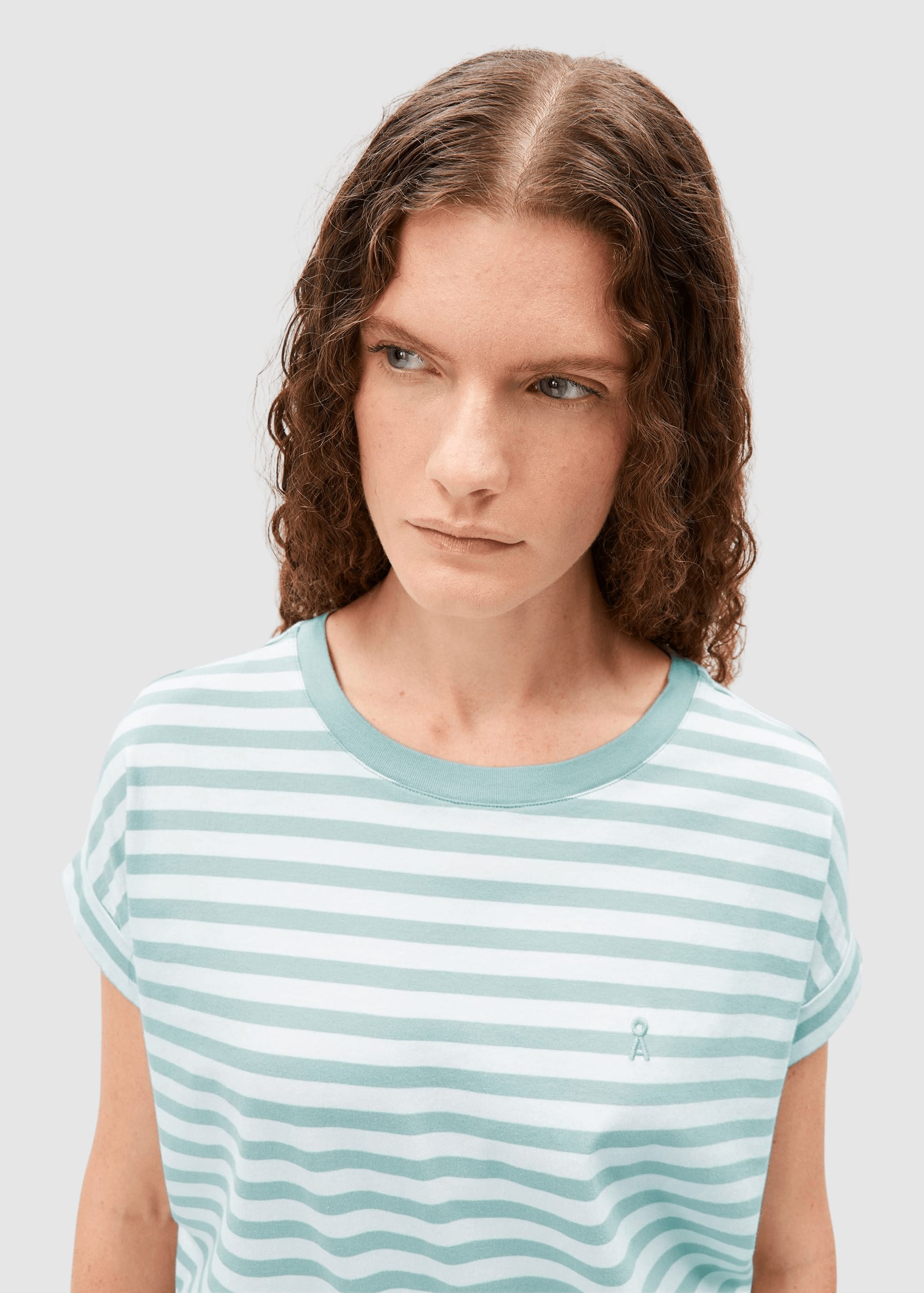 Idaara Stripe T-Shirt White-Foam Idaara Stripe T-Shirt White-Foam