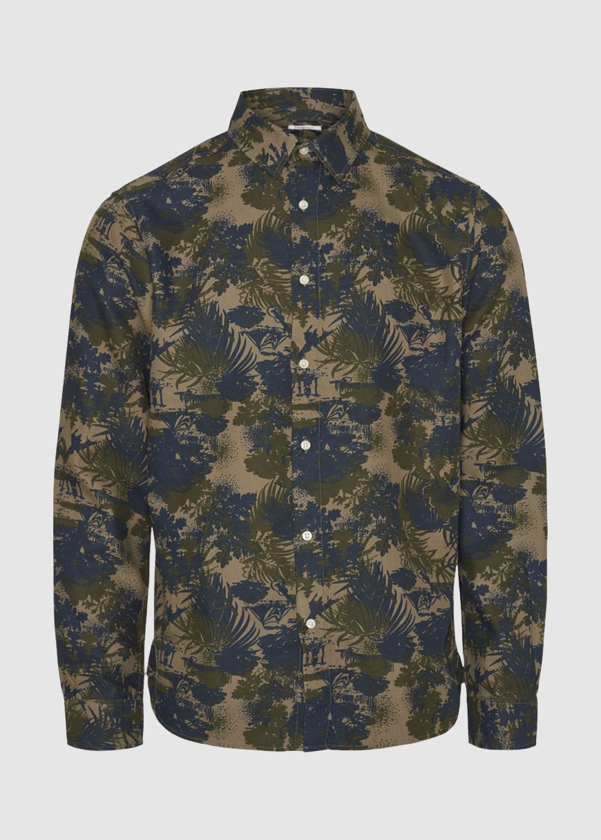Larch Ls Tencel Aop Shirt Larch Ls Tencel Aop Shirt