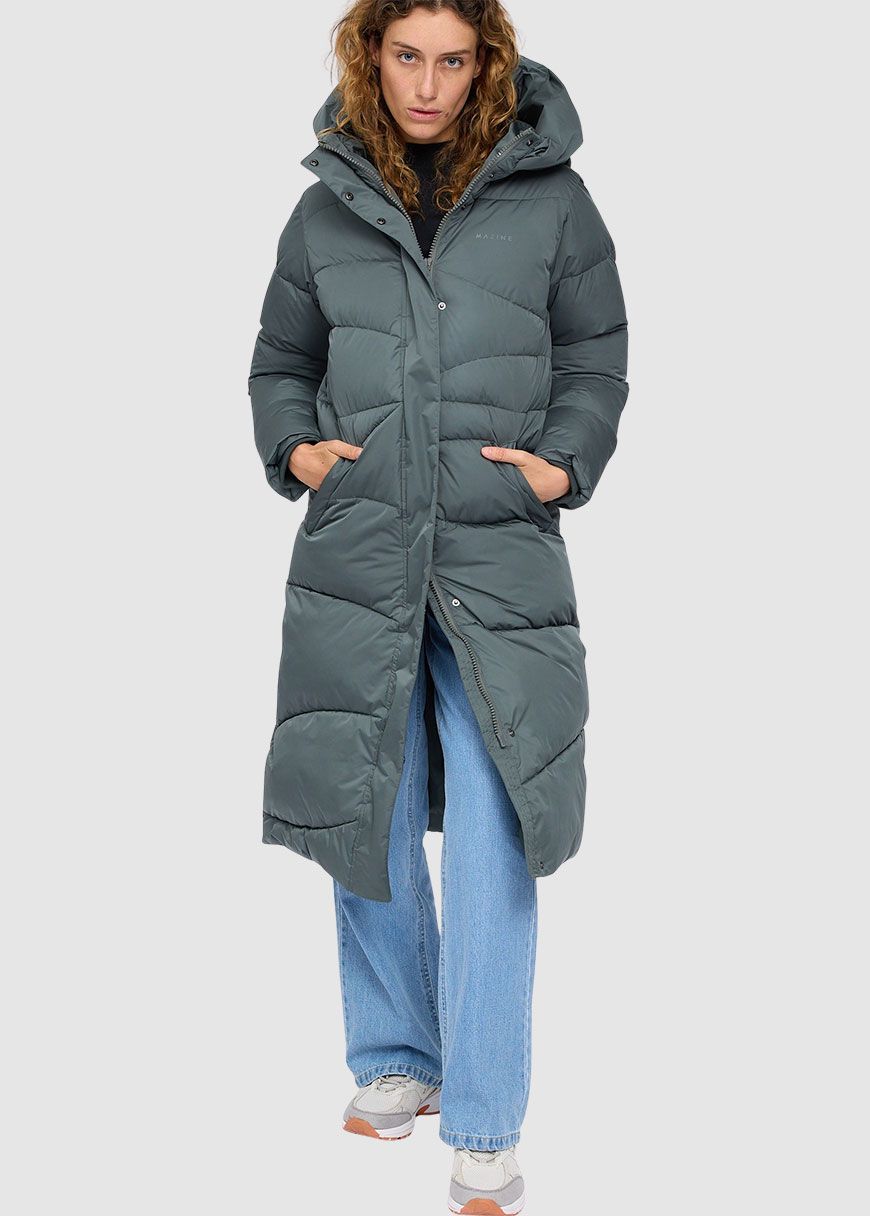 Waves Quilt Puffer Coat