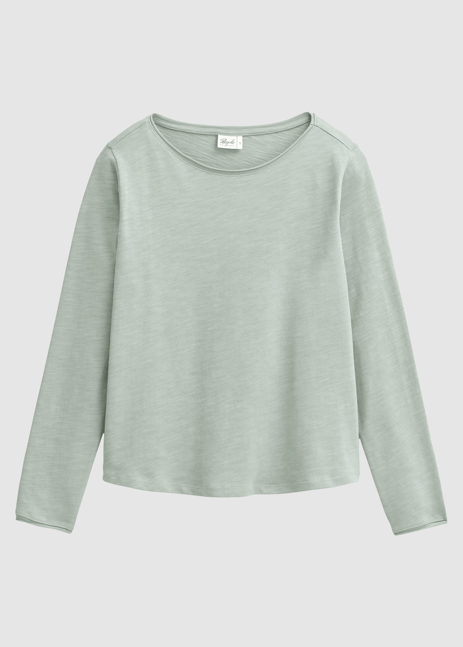 Langarm-Shirt Salbei