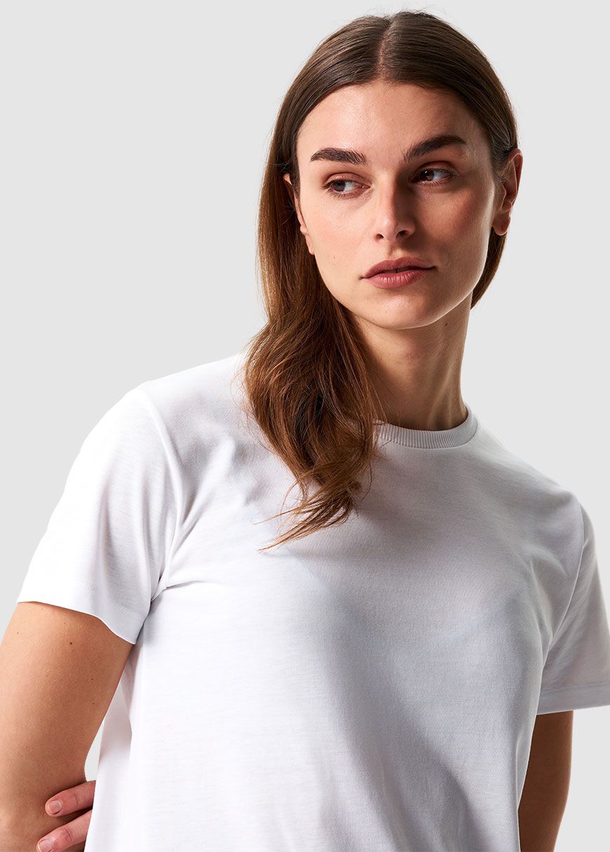 T-Shirt Tencel Cotton Women Tone