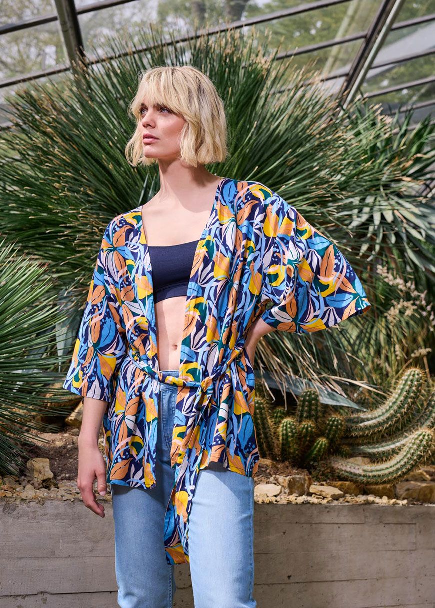 Kimono aus EcoVero Viskose