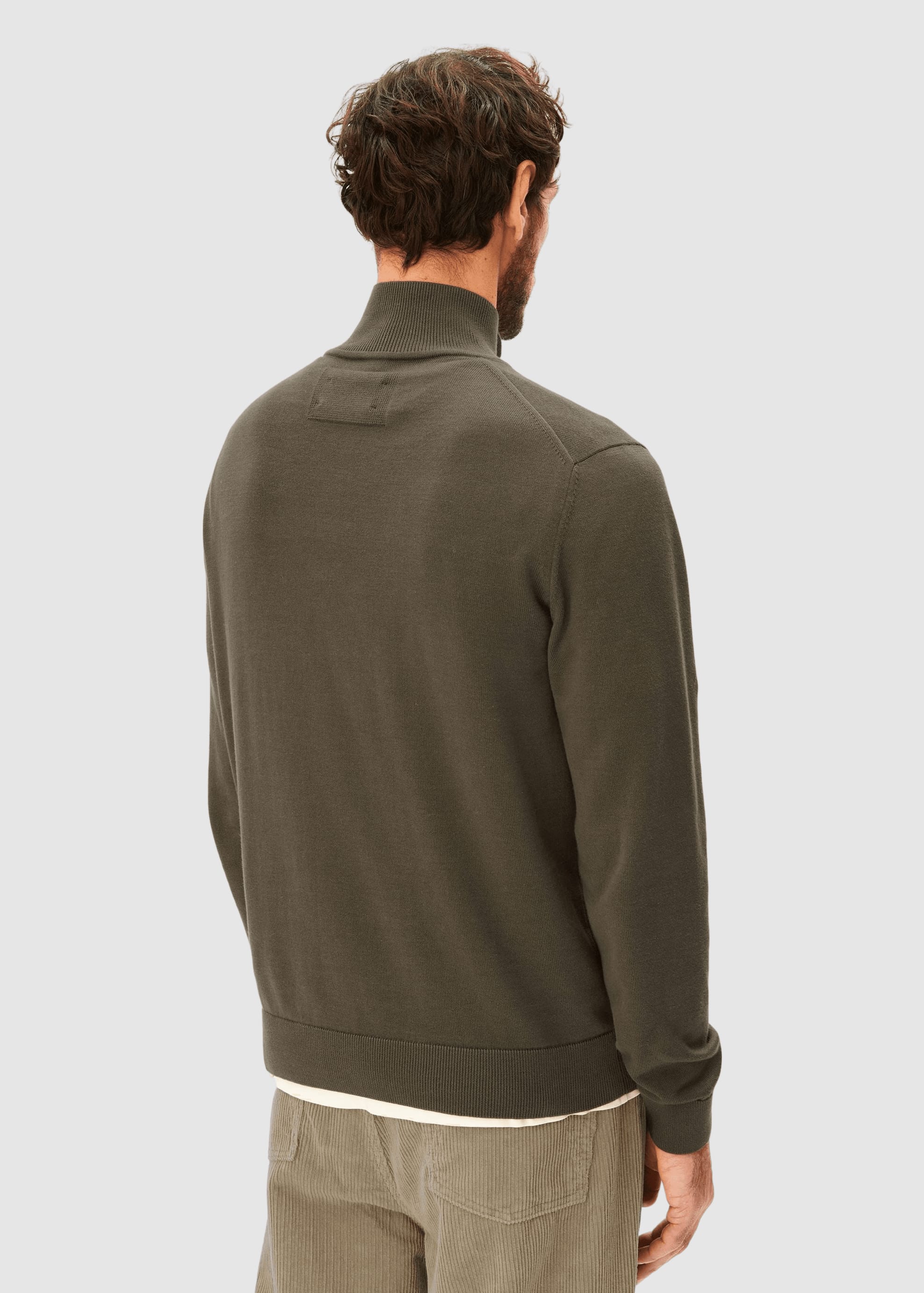 Faabes Knit Sweater Dark Earth