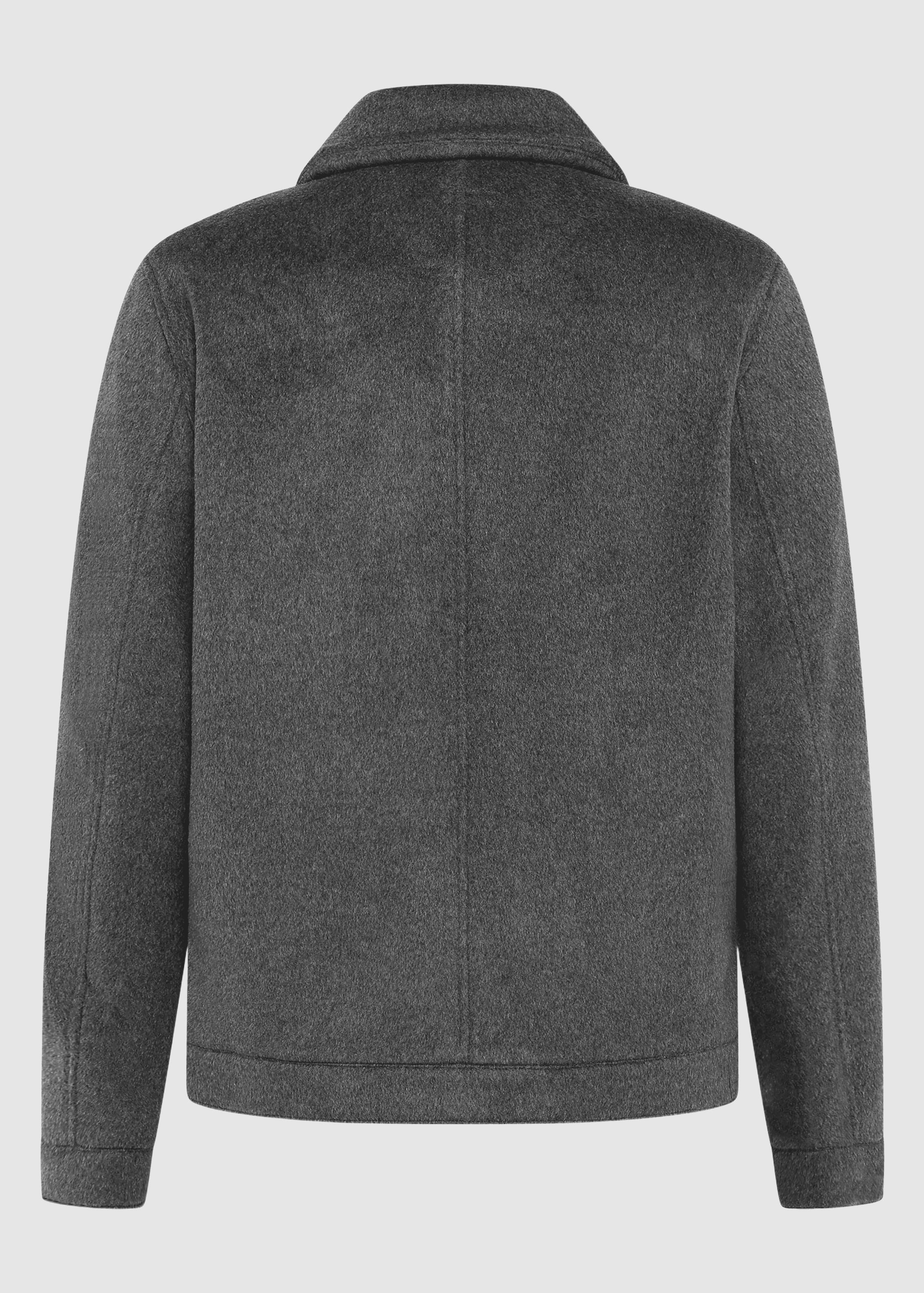 knowledge-cotton-apparel-wool-jacket-dark-grey-melange-7.jpeg Wool Jacket Dark Grey Melange