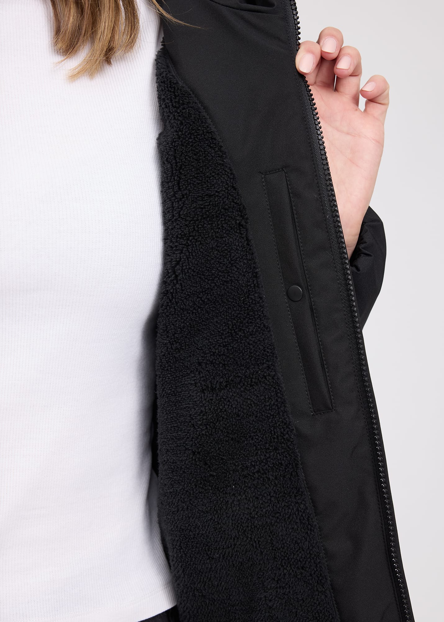 Basic Padded Jacket Black