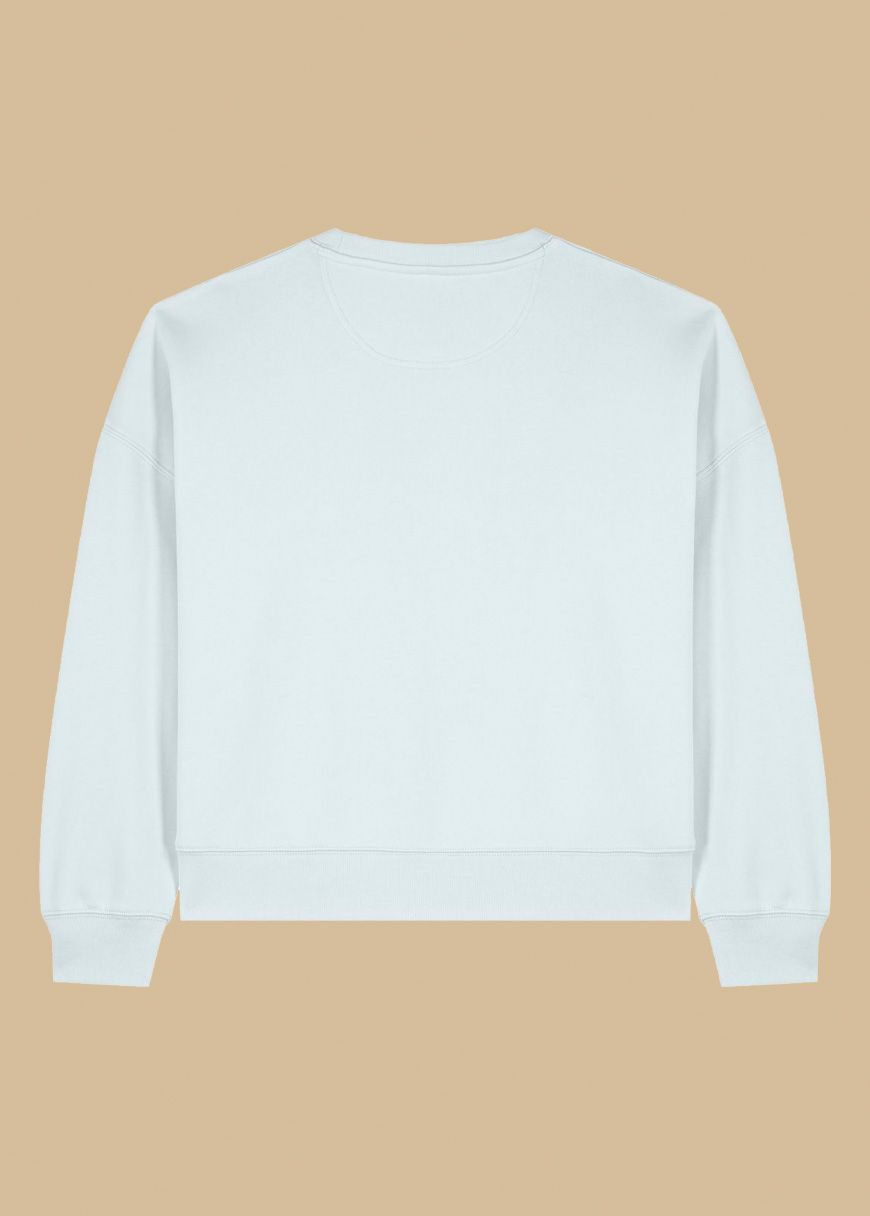 Classic Sweater Woman Blue Ice