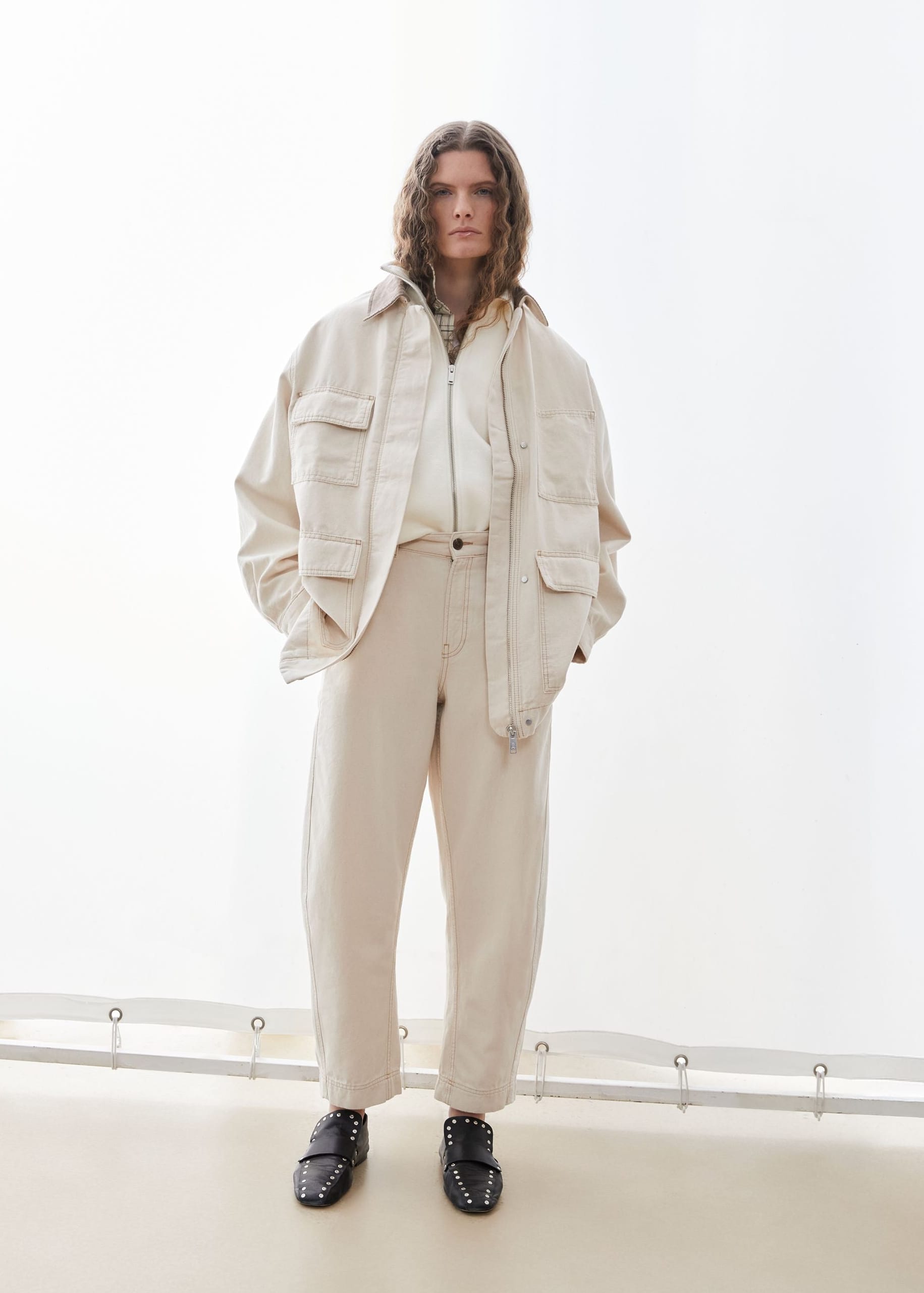 Workwear Canvas Barrel Pant Undyed Workwear Canvas Barrel Pant Undyed