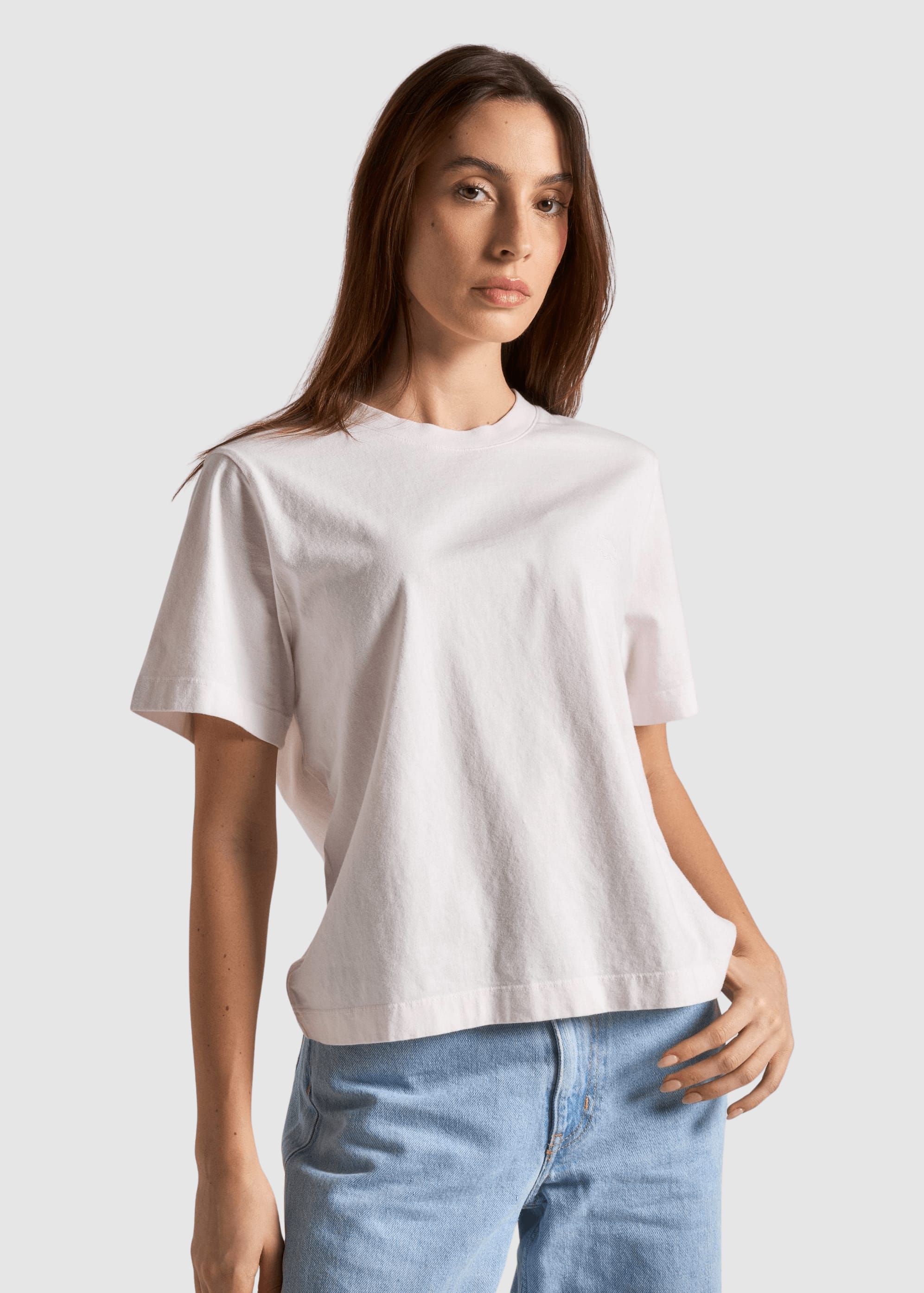 Women’s Essential Sunwashed T-Shirt Calcite Pink