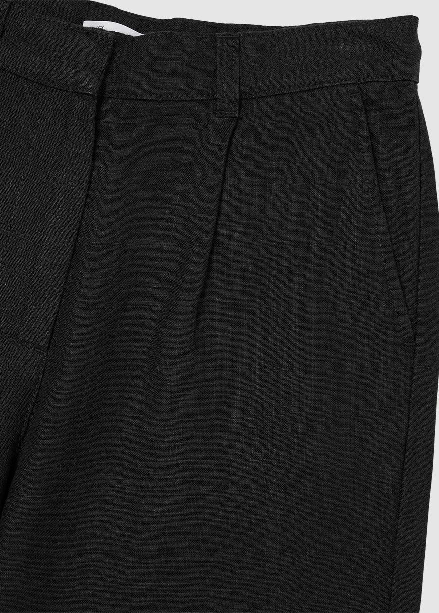 Posey Wide Mid-Rise Linen Pants Posey Wide Mid-Rise Linen Pants