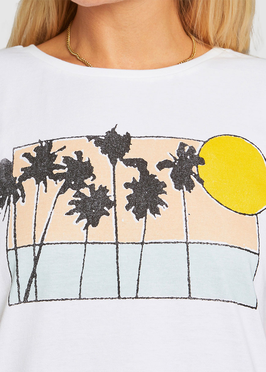T-Shirt Visby Sunset Palms