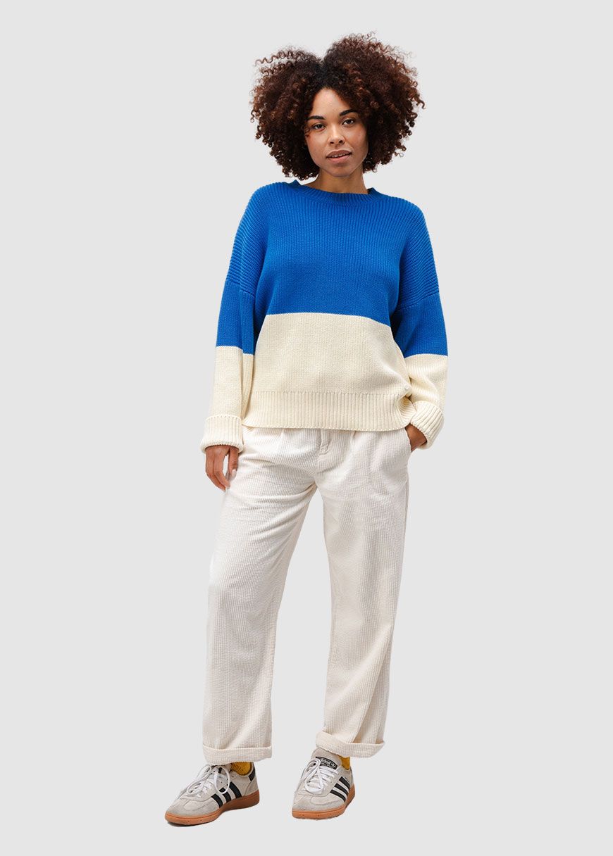 Bicolor Cotton Sweater Bicolor Cotton Sweater