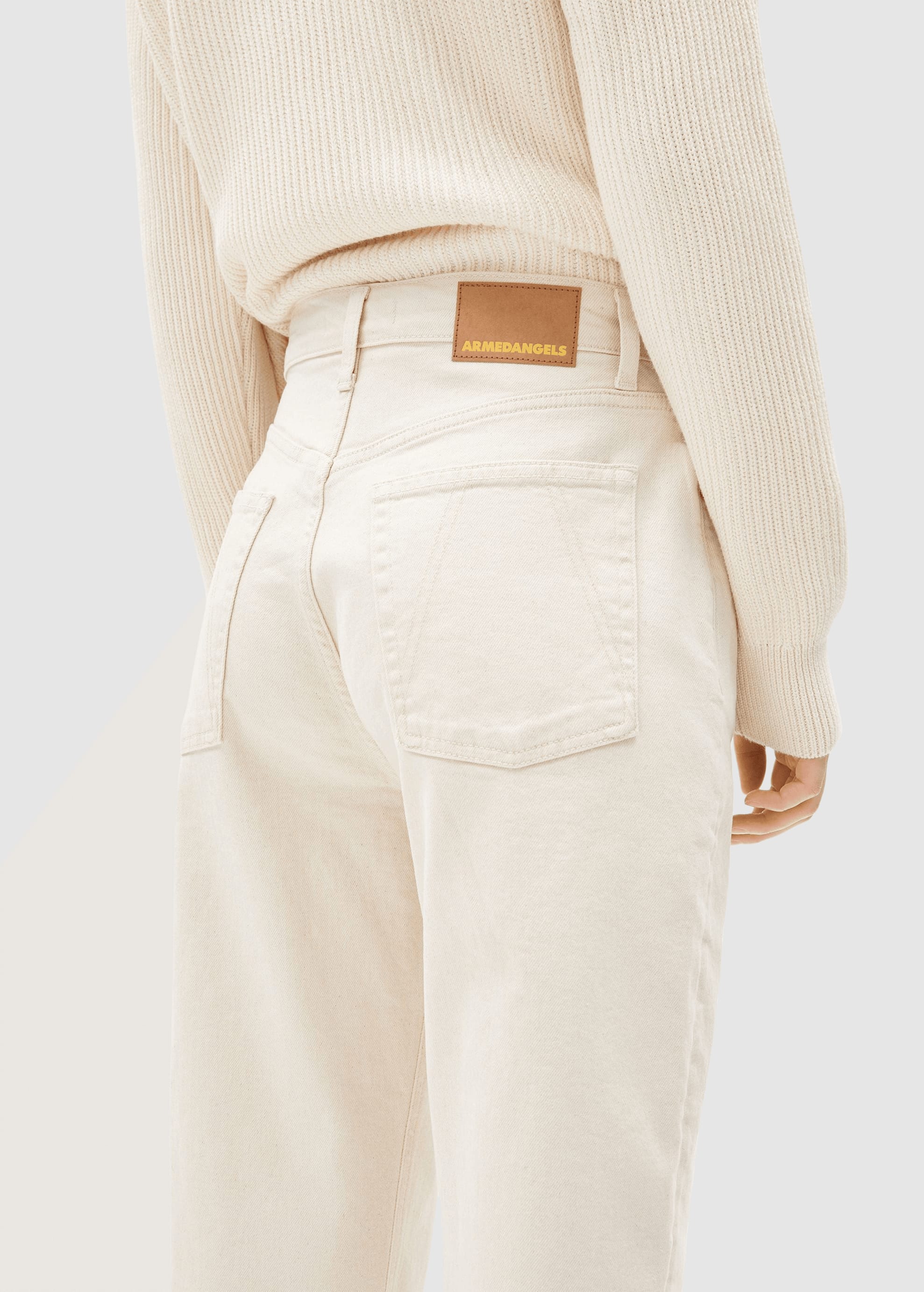 Mairaa High Waist Mom Jean Undyed Mairaa High Waist Mom Jean Undyed