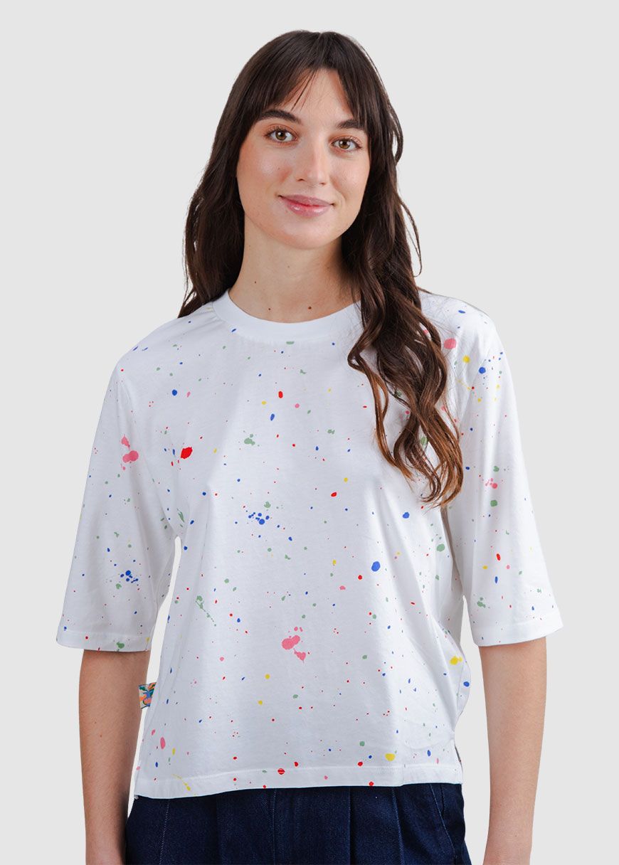 Splash Paint Squared Tee