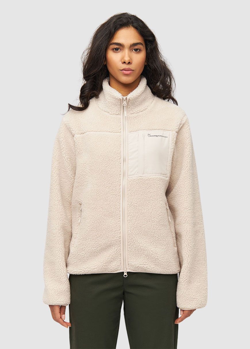 Teddy High Neck Zip Jacket Teddy High Neck Zip Jacket