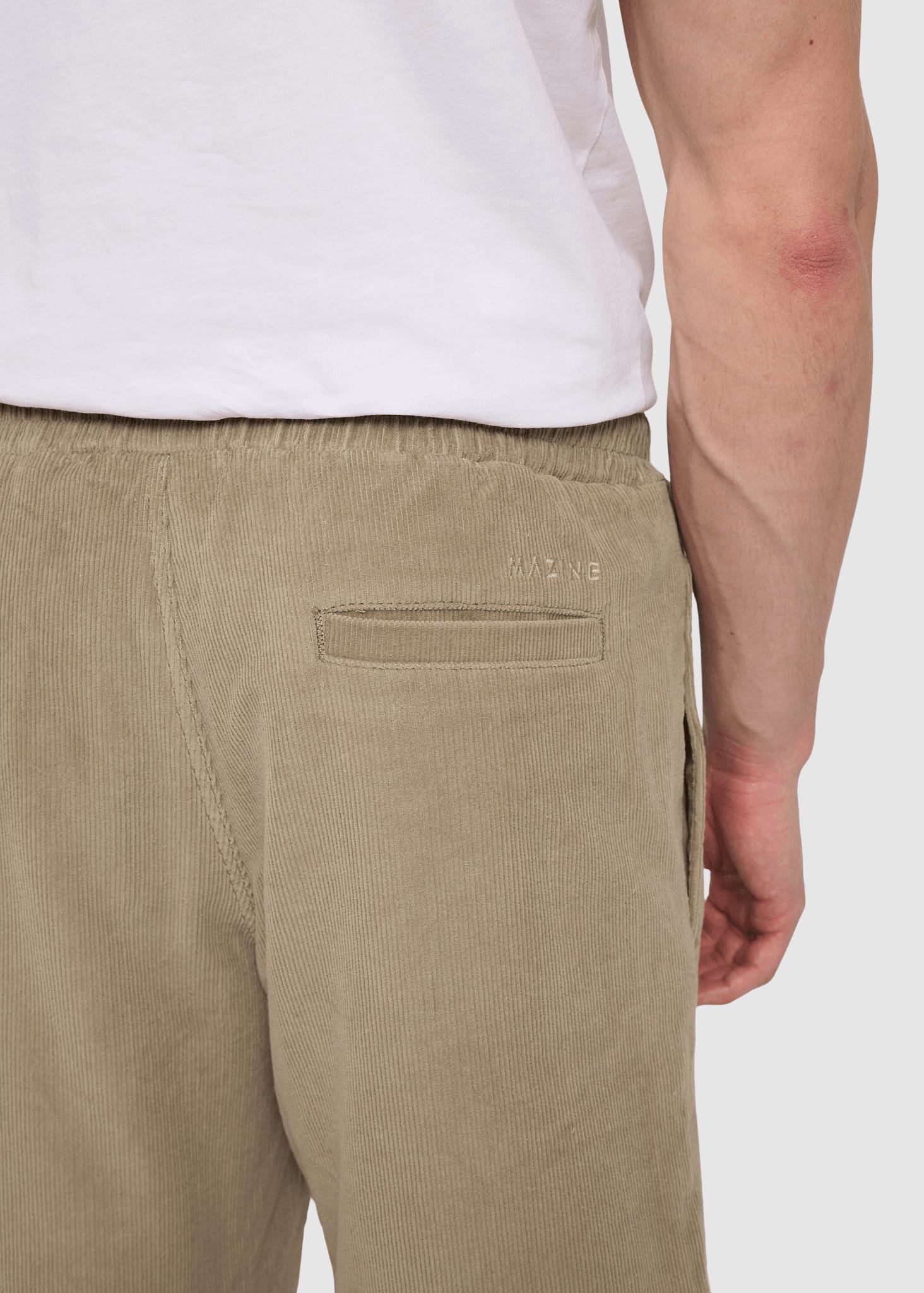 Corduroy Pull-On Shorts Light Khaki