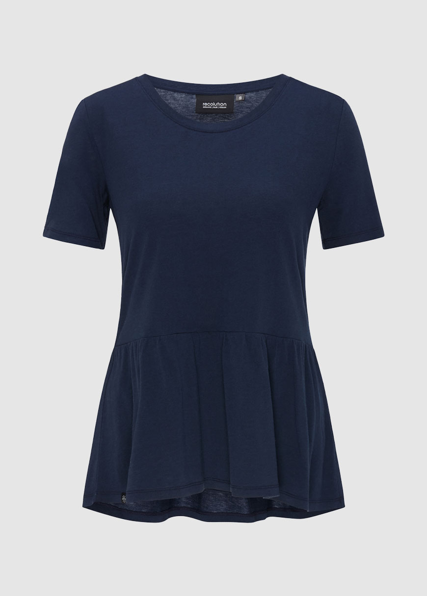 Tencel Peplum T-Shirt