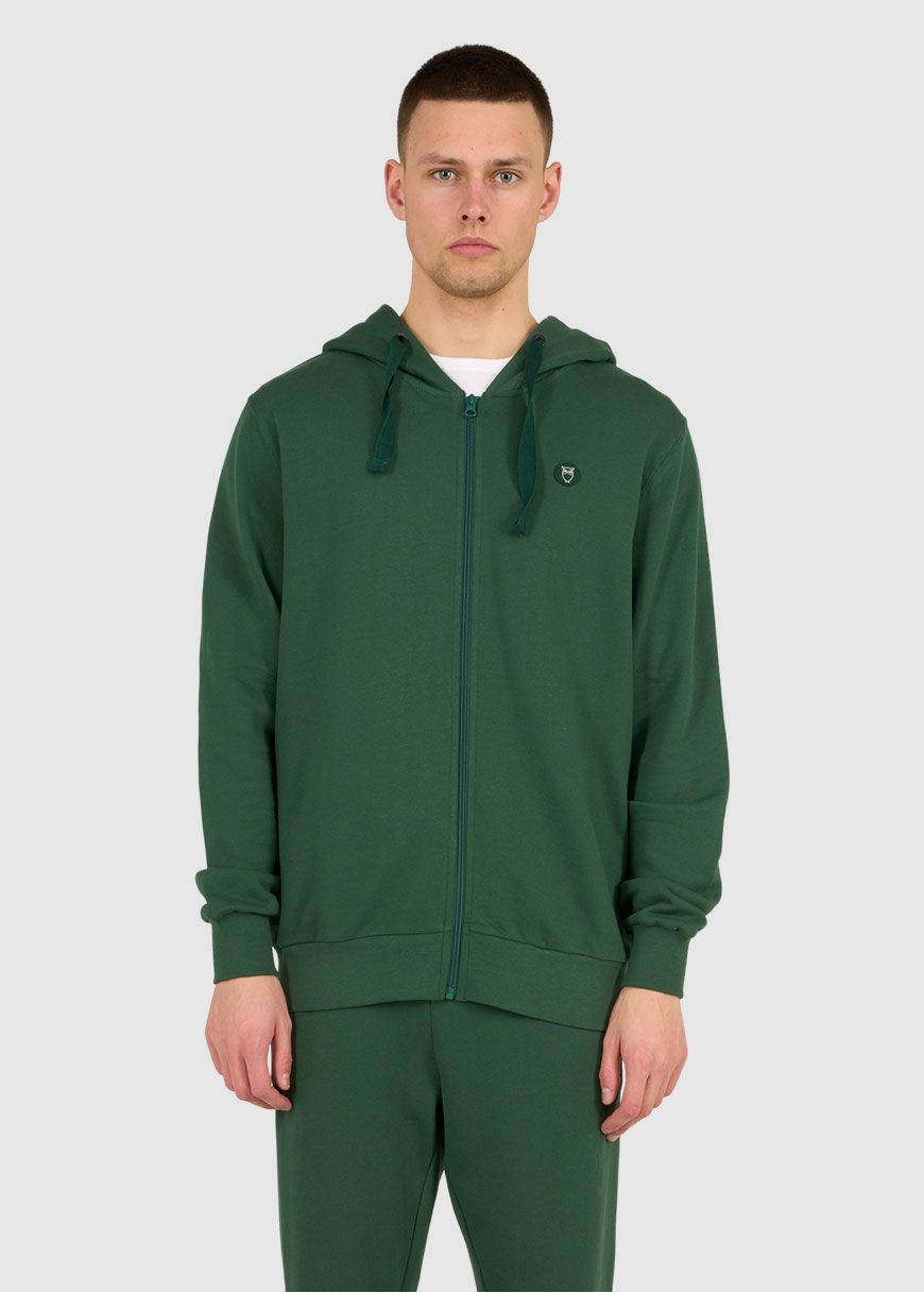 Zip Hood Basic Badge Sweat