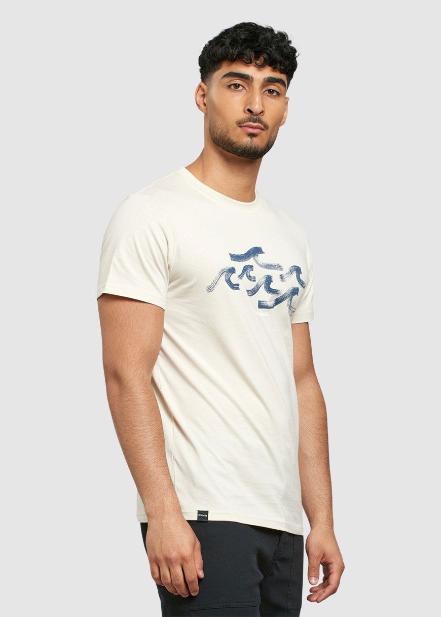 T-Shirt Stockholm Brush Waves Logo T-Shirt Stockholm Brush Waves Logo