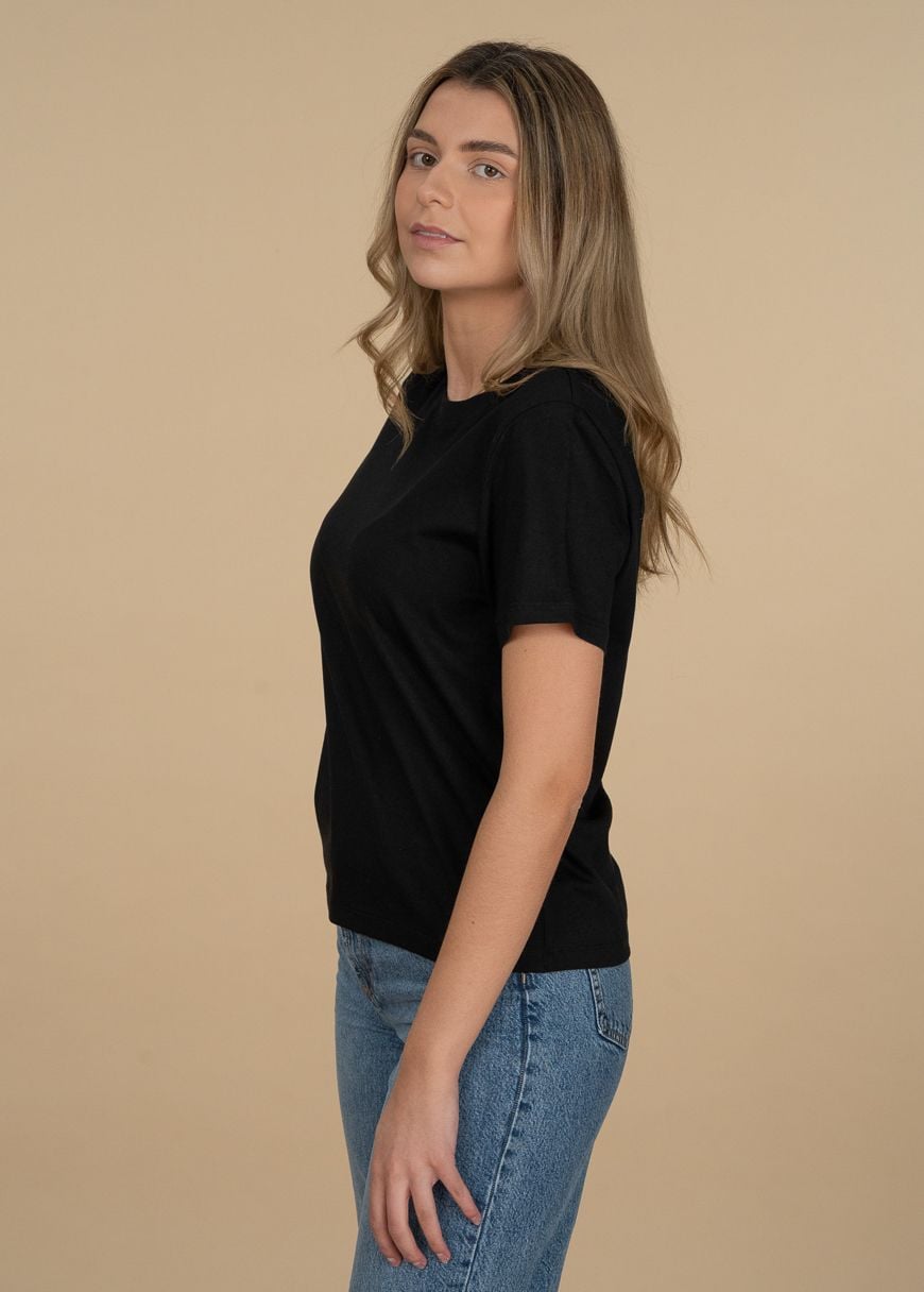 GXB-STTW172-BLACK-04.jpg Classic T-Shirt Woman Black