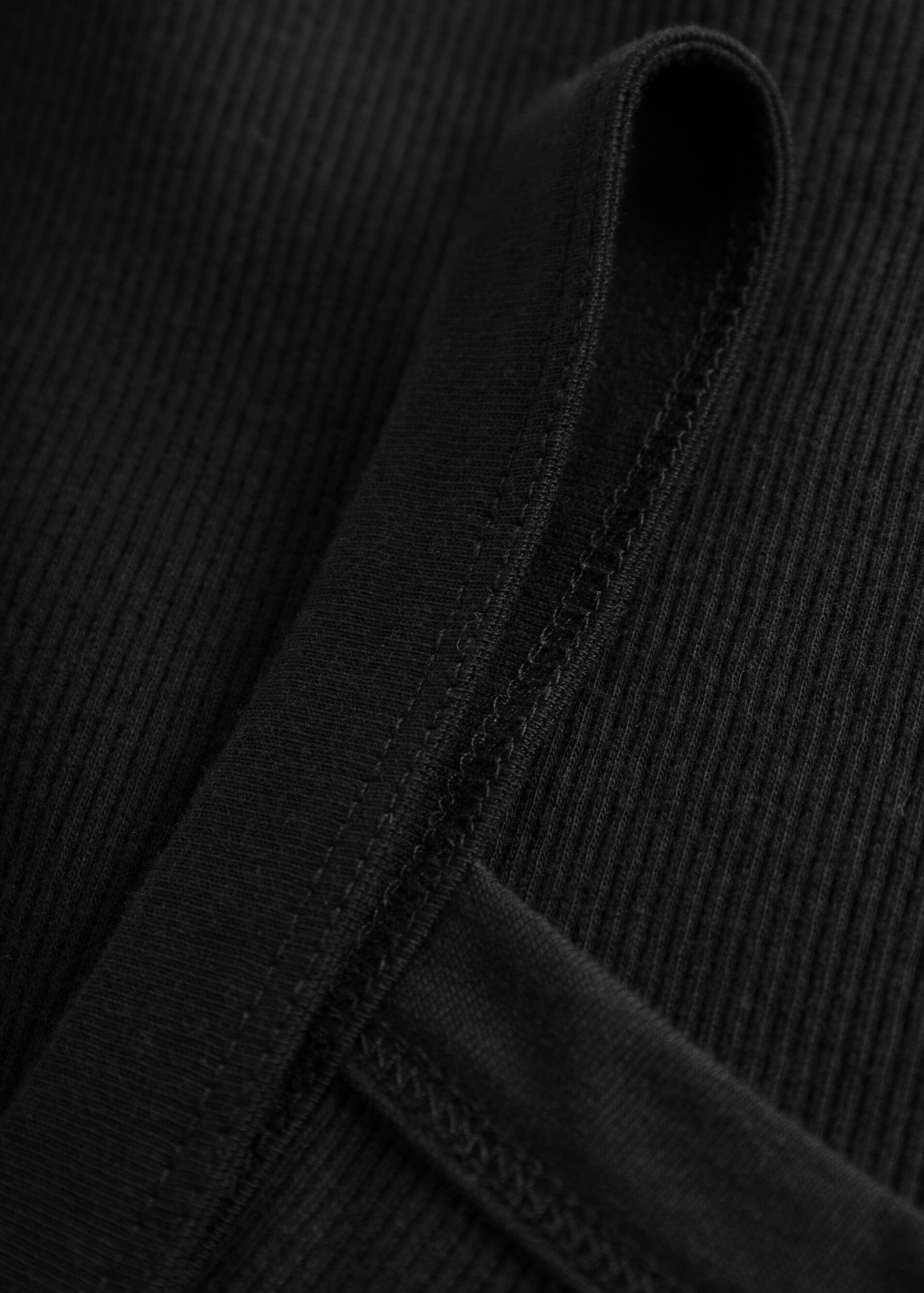 knowledge-cotton-apparel-rib-strap-top-black-jet-3.jpeg Rib Strap Top Black Jet