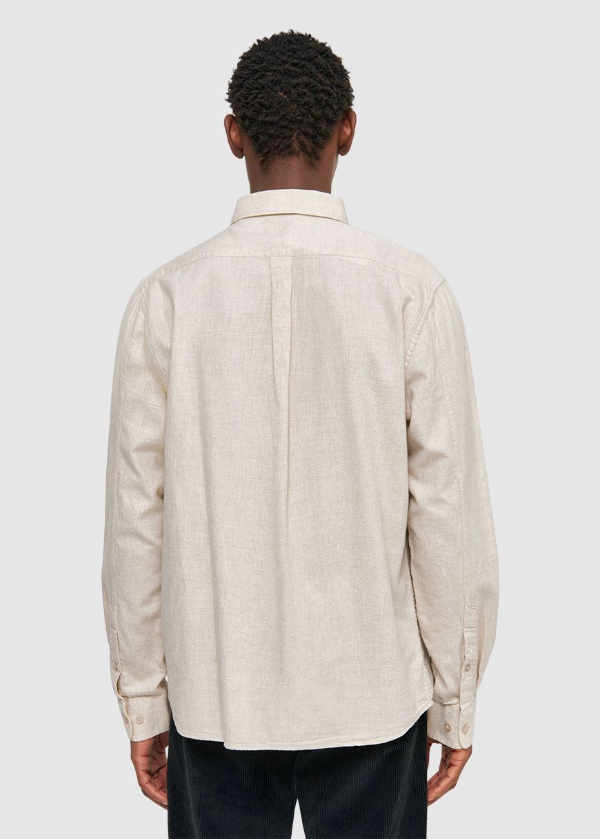 Regular Fit Melangé Flannel Shirt Regular Fit Melangé Flannel Shirt
