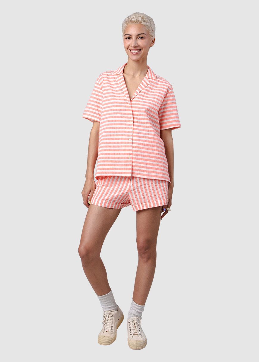 Stripes Belted Shorts Stripes Belted Shorts