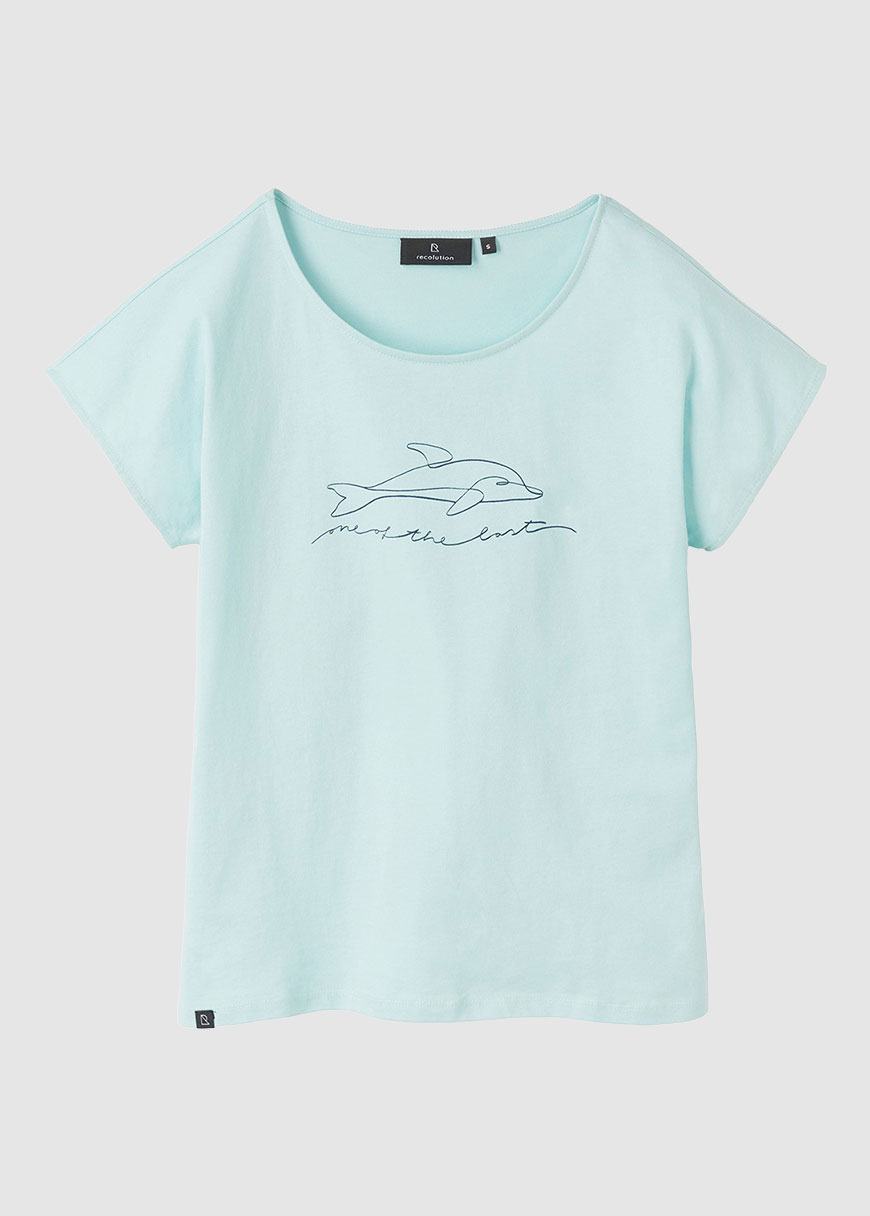 Casual T-Shirt Dolphin Casual T-Shirt Dolphin