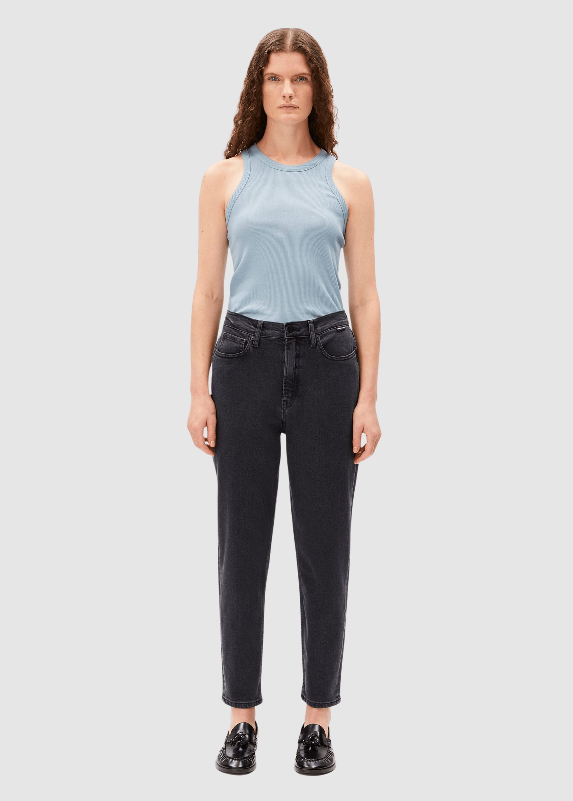 Mairaa High Waist Mom Jean Ebony Mairaa High Waist Mom Jean Ebony