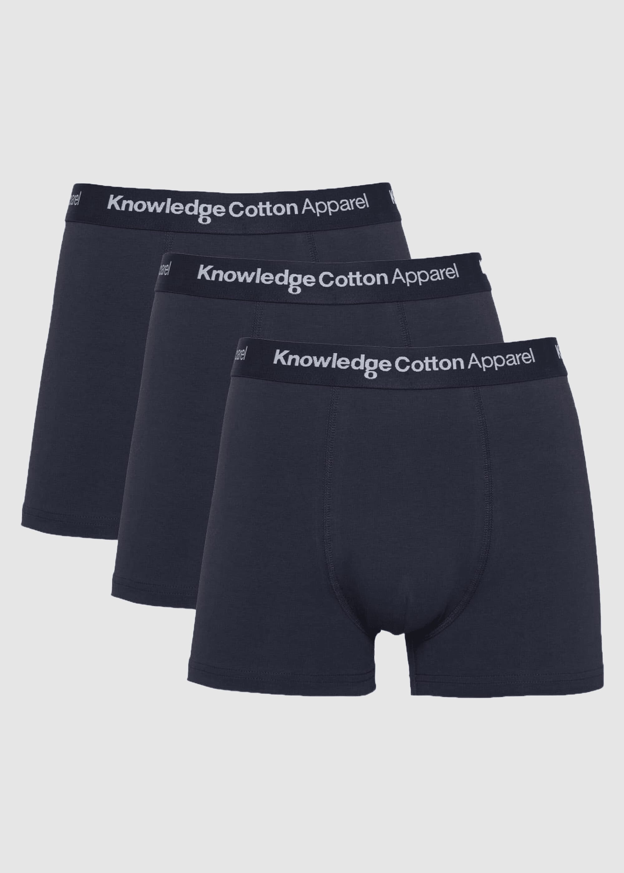 knowledge-cotton-apparel-anker-3-pack-underwear-total-eclipse-1.jpeg Anker 3 Pack Underwear Total Eclipse
