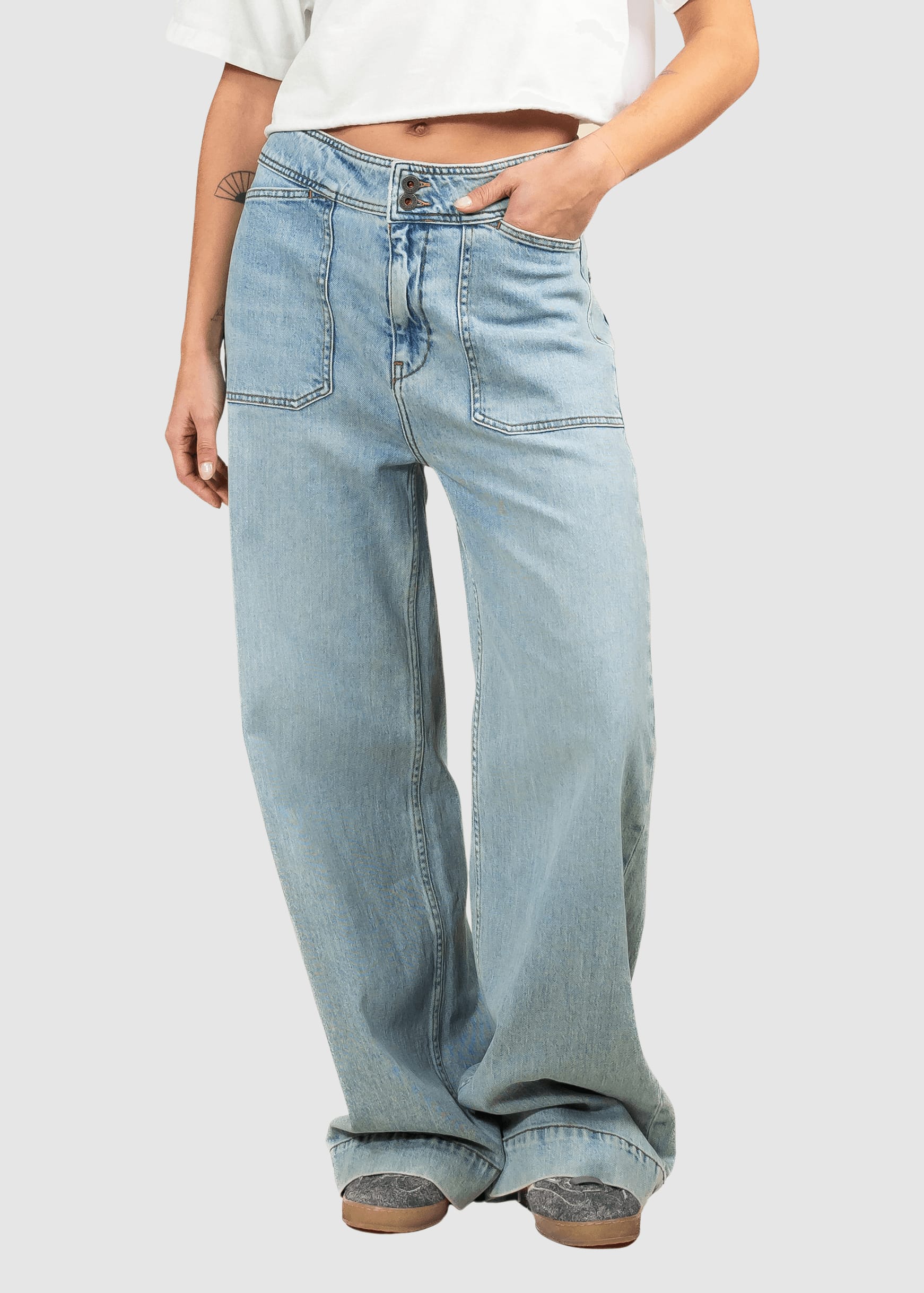 Farrah Worker Steel Blue