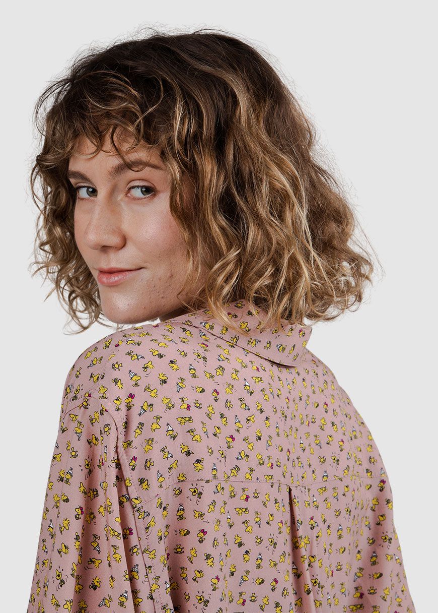 Peanuts Woodstock Aloha Blouse Peanuts Woodstock Aloha Blouse