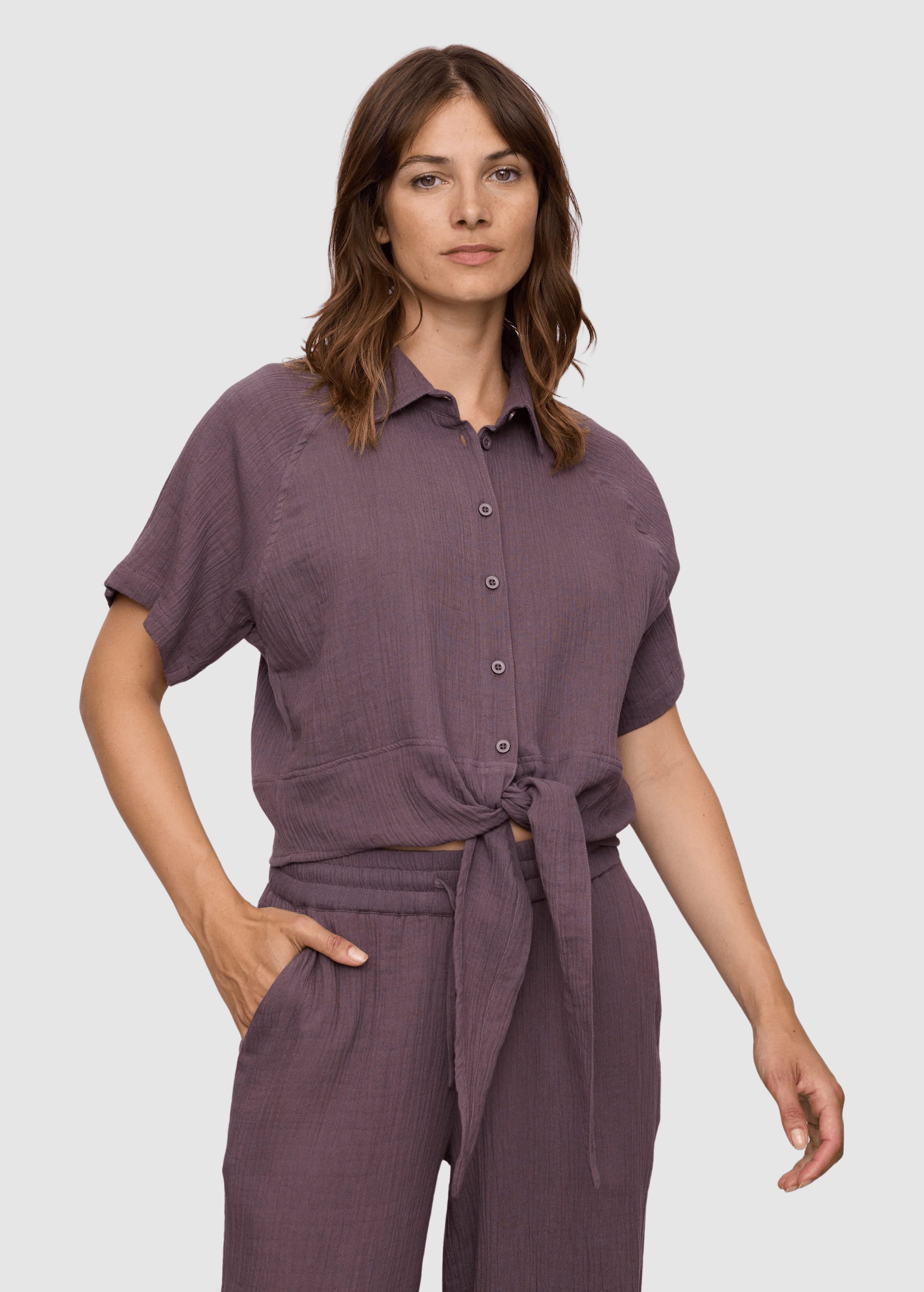 Blouse Tulip Mystic Grape